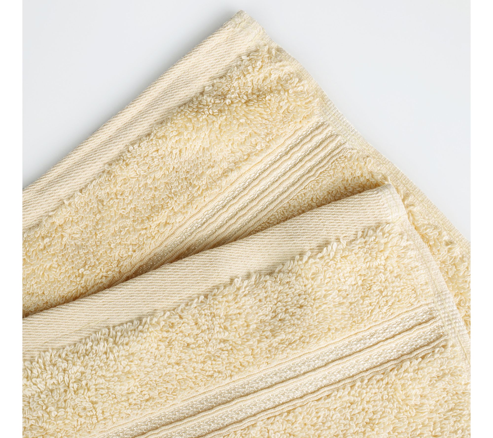 Superior Egyptian Cotton 4-Piece Heritage BathTowel Set - QVC.com