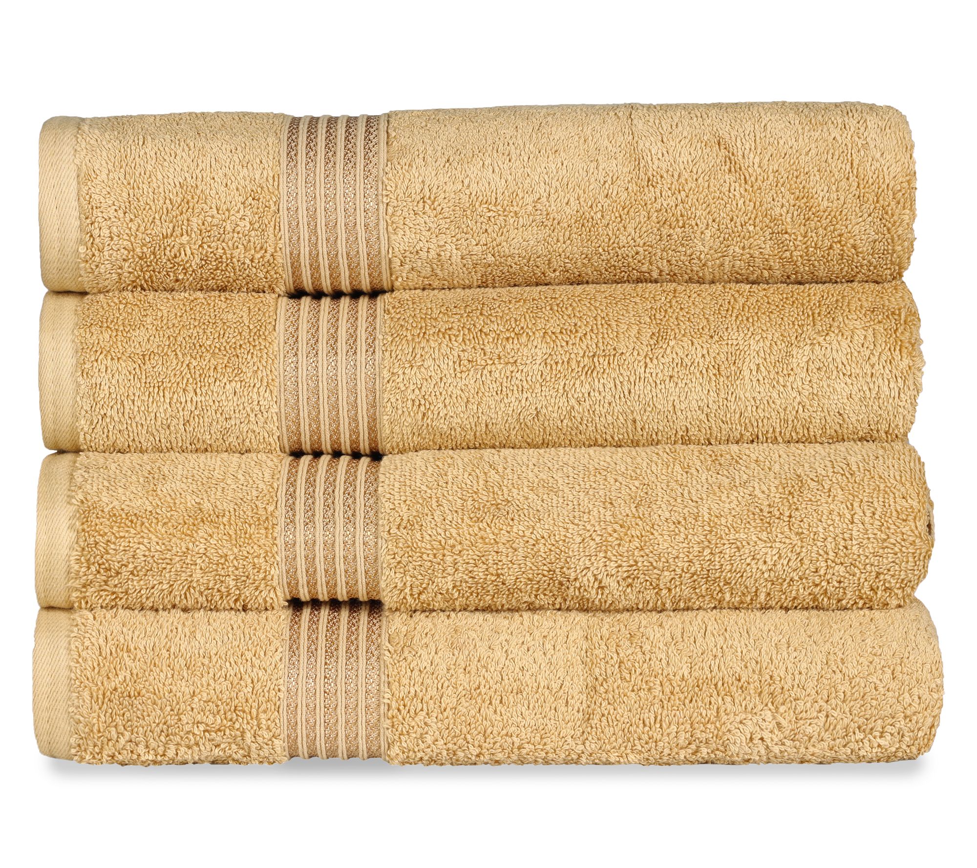 Superior Egyptian Cotton 4-Piece Heritage Bath Towel Set