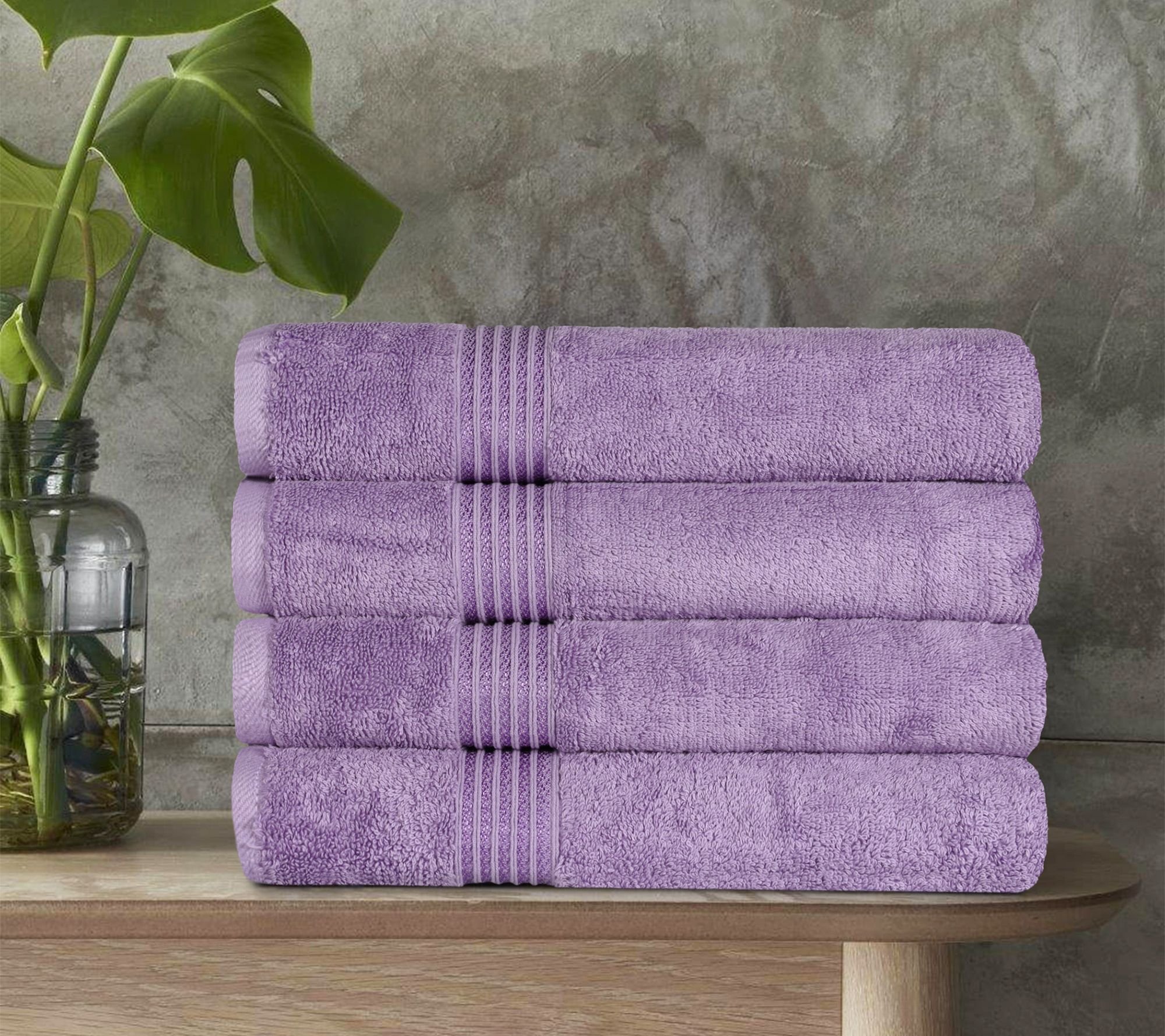 Superior Egyptian Cotton 4-Piece Heritage BathTowel Set