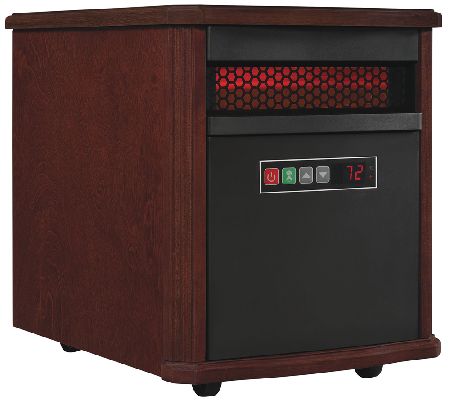 Duraflame Large PowerHeat Infrared Rolling Heater with Remote — QVC.com