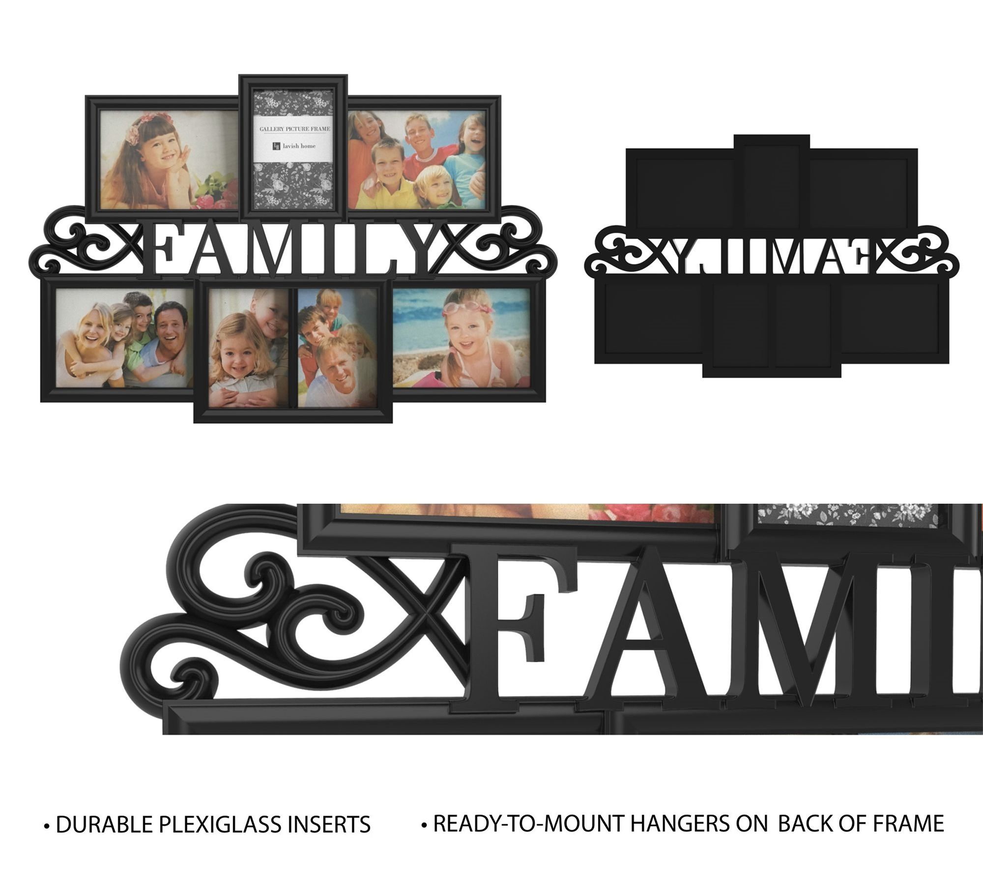 Lavish Home Family Collage Picture Frame