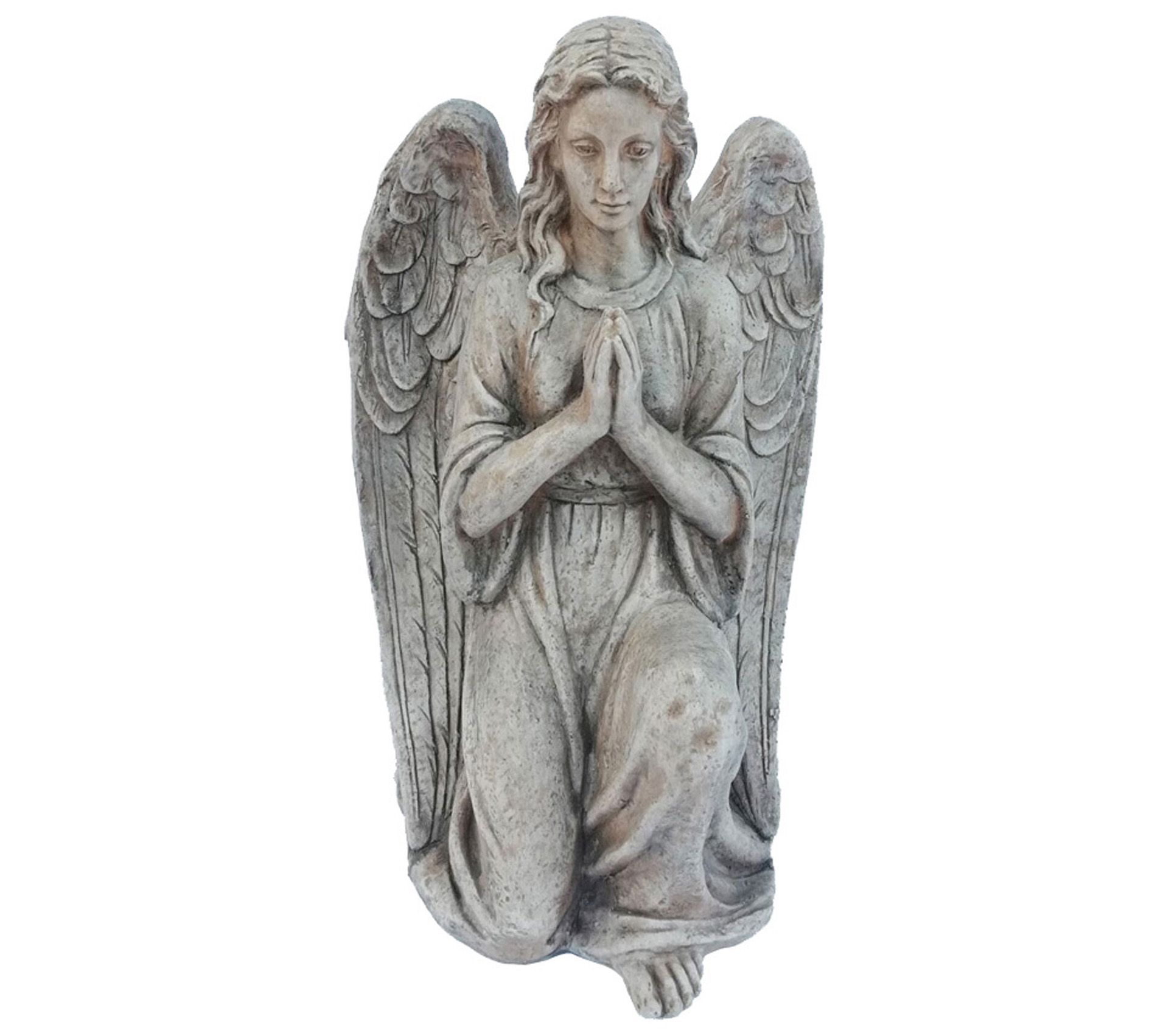 Resin Kneeling Angel by Santa's Workshop - QVC.com