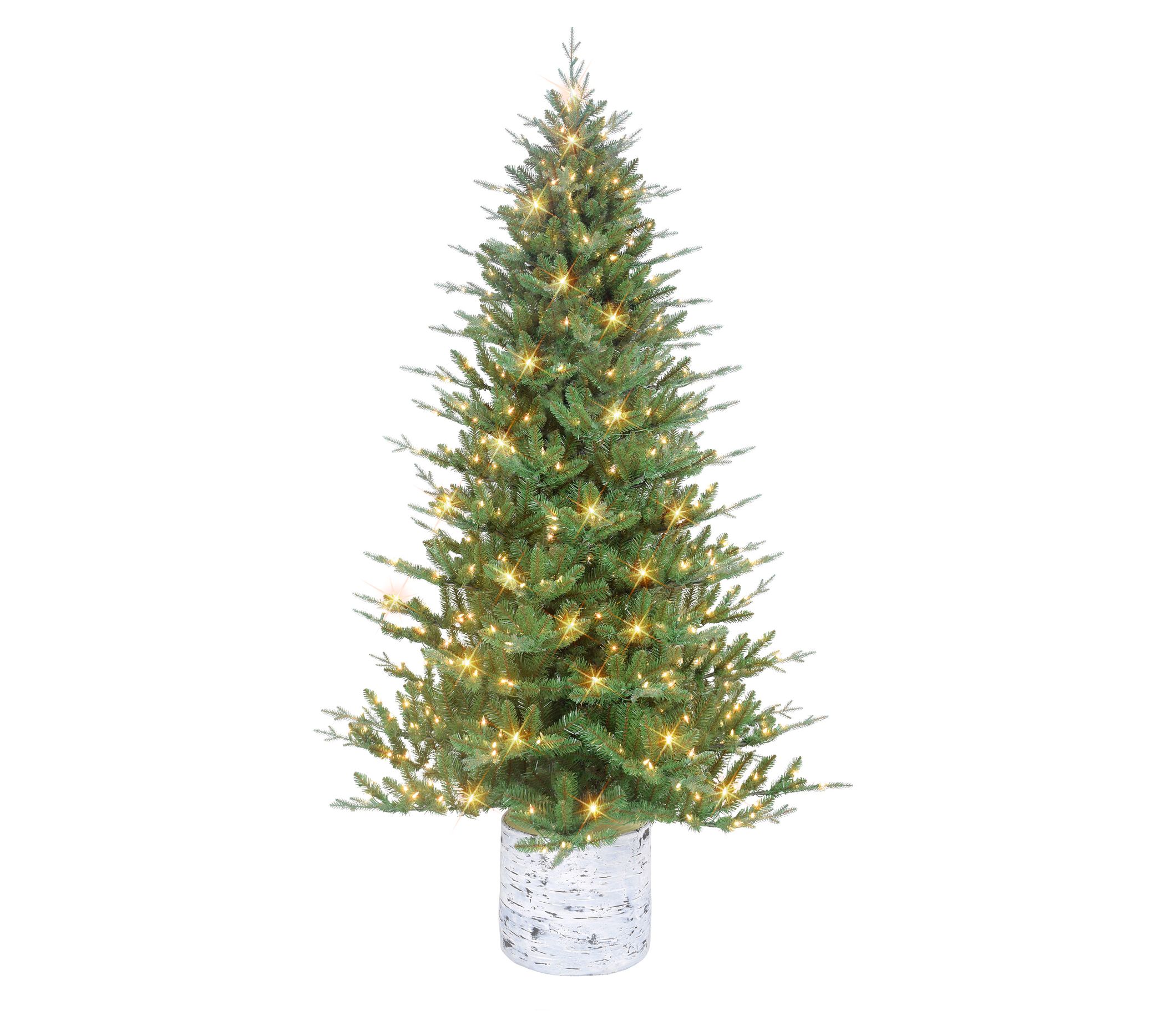 Puleo International 6.5 ft PE/PVC Potted Tree