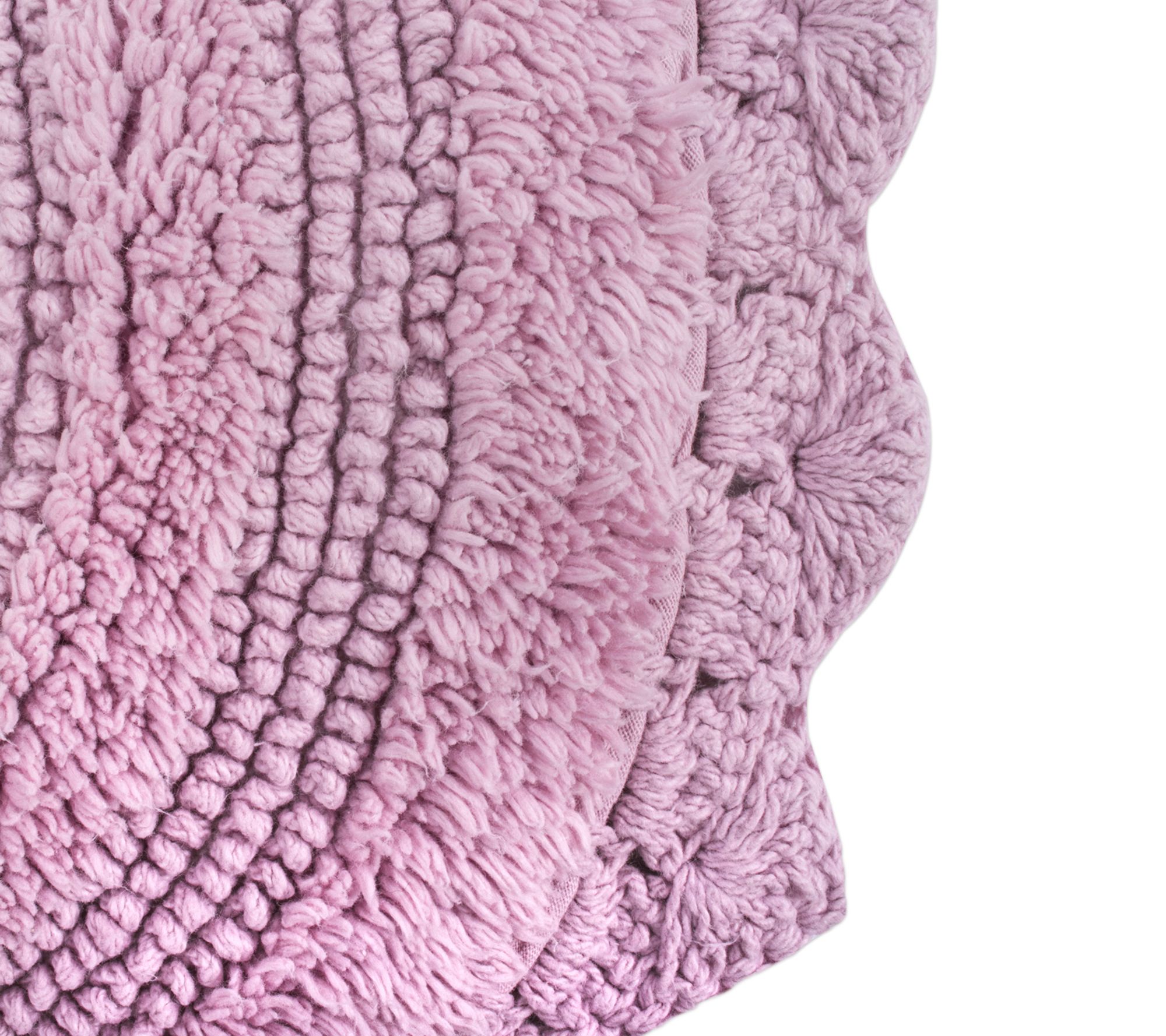 DII Large Oval Crochet Bath Mat/Rug