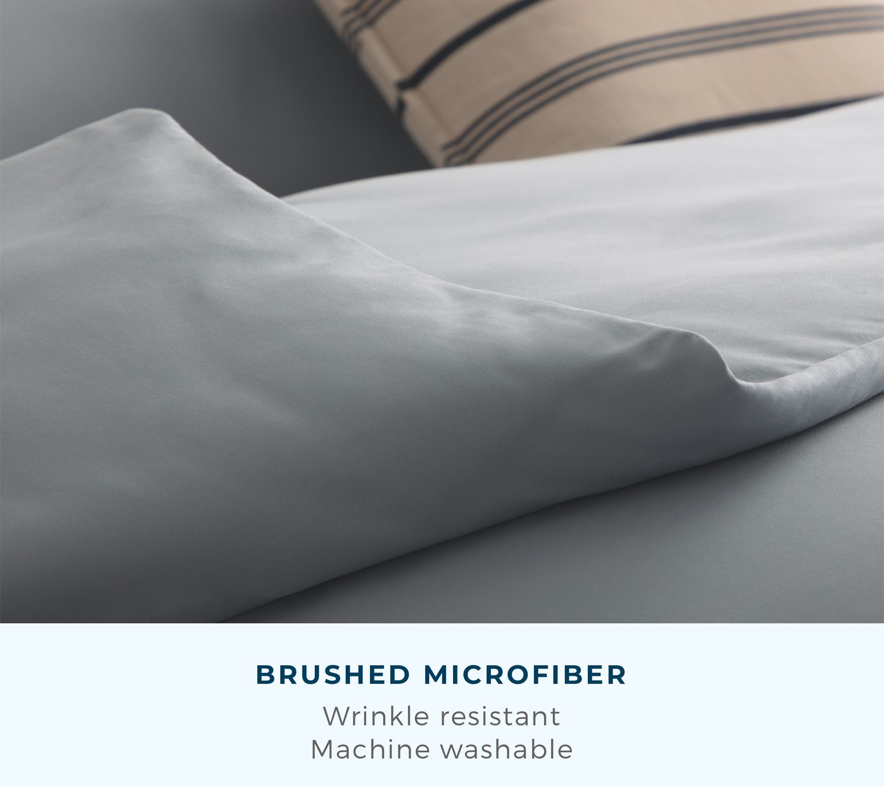 Brookside Microfiber Duvet Cover, Twin