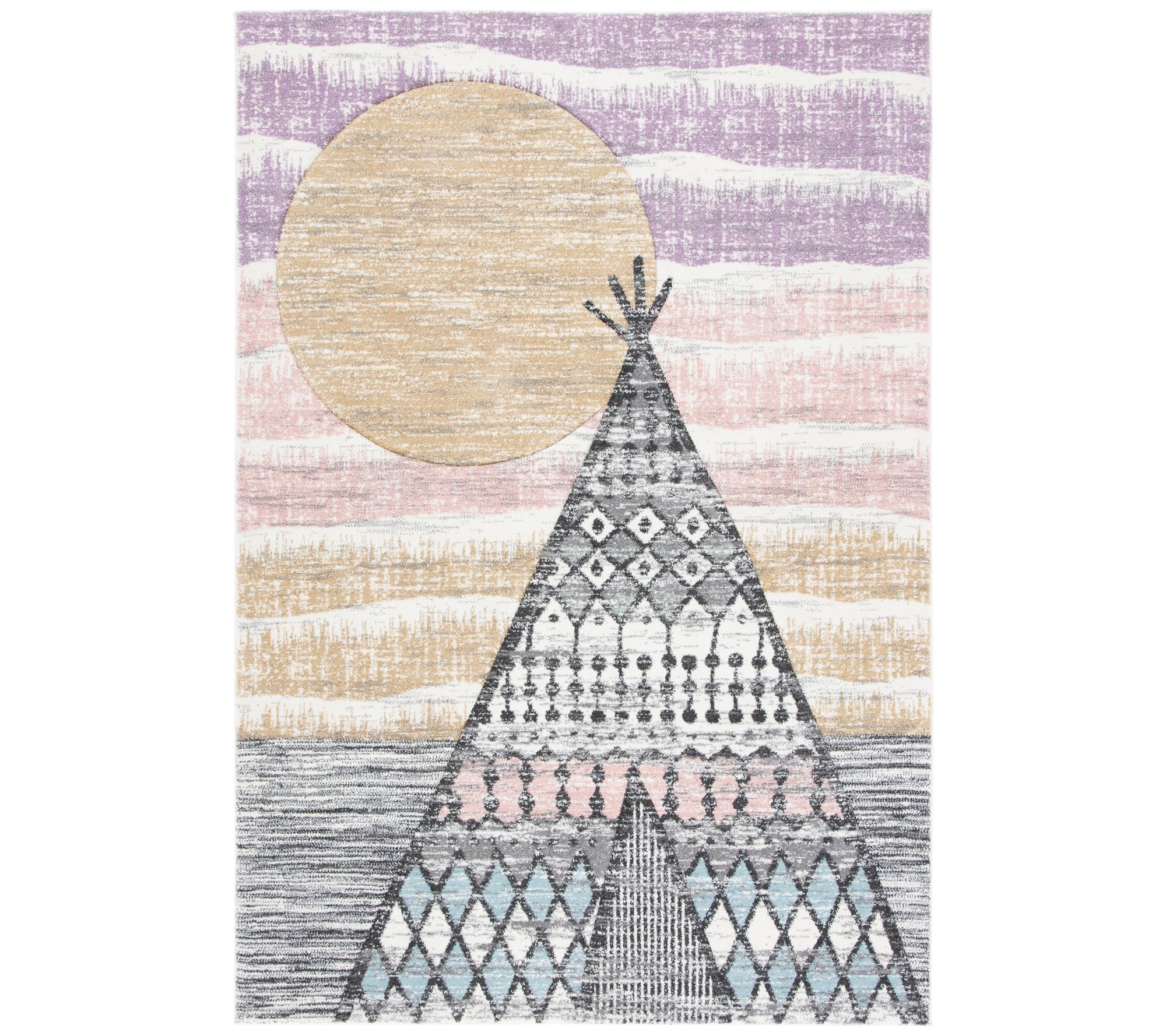 Carousel Kids 117 Collection 4' X 6' Rug