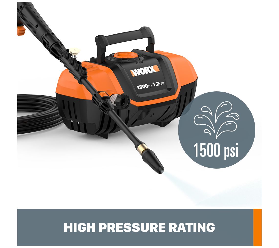 Worx 1500 PSI A/C Pressure Washer
