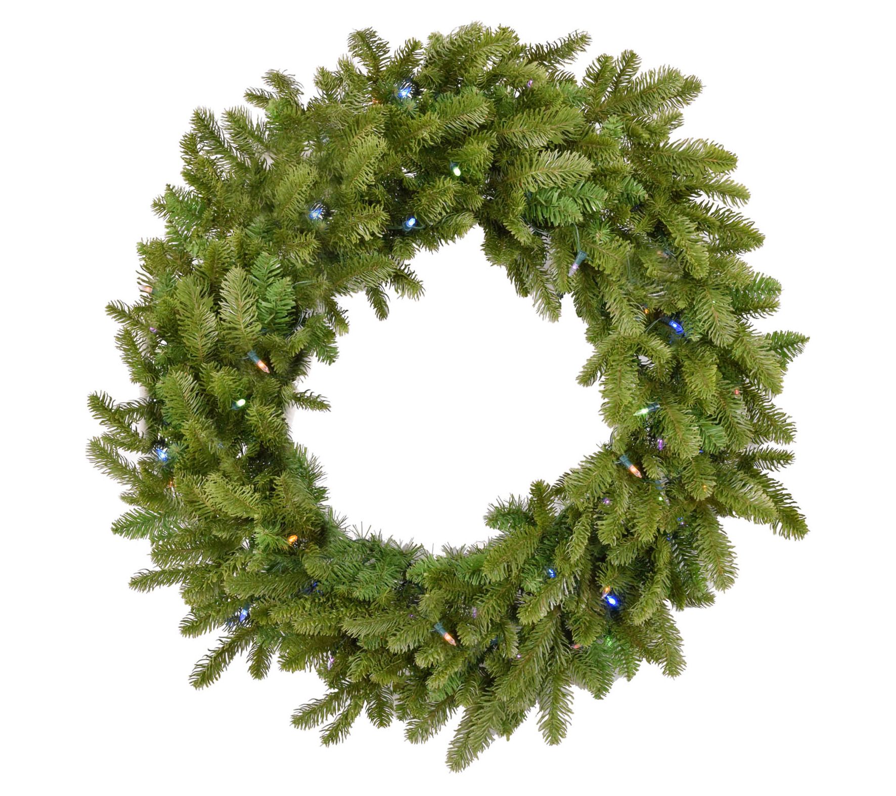 Fraser Hill Far m 36 In. Grandl and Multi Color Holiday Wreath