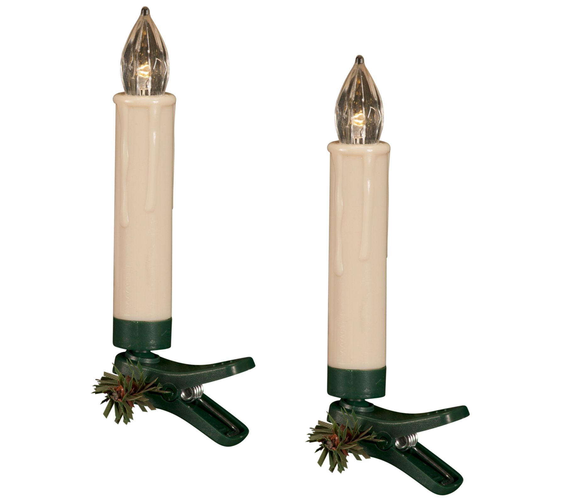 Melrose LED Clip-on Taper Candles (Set of 24) w/Remote