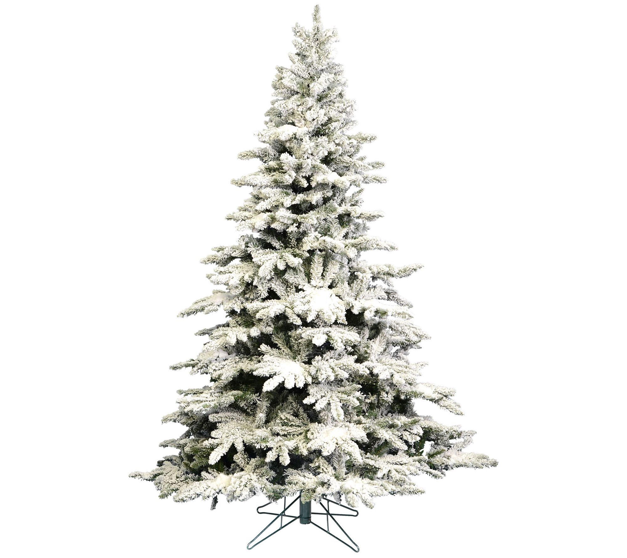 Vickerman 6.5' Flocked Utica Fir Artificial Christmas Tree, Un