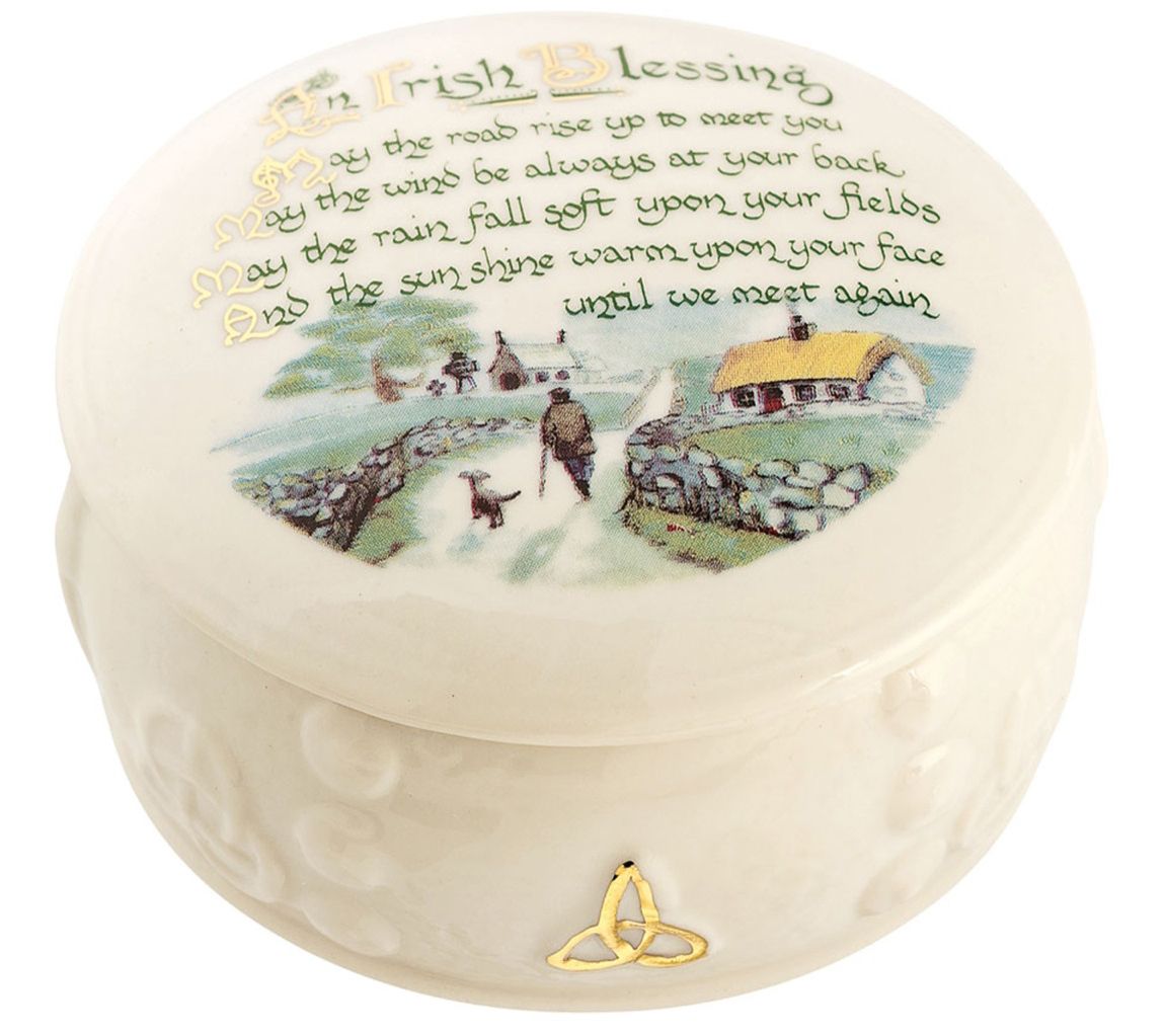 Belleek Pottery Irish Blessing Gift Box