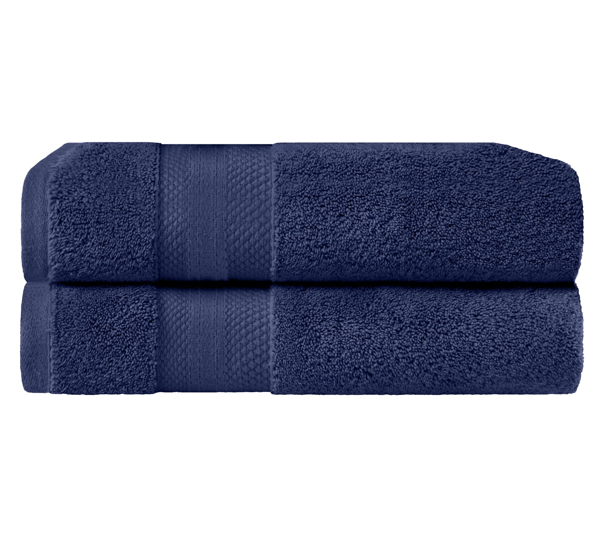 Superior Turkish Cotton Solid 2-PC Ultra-Plush Bath Towel Set