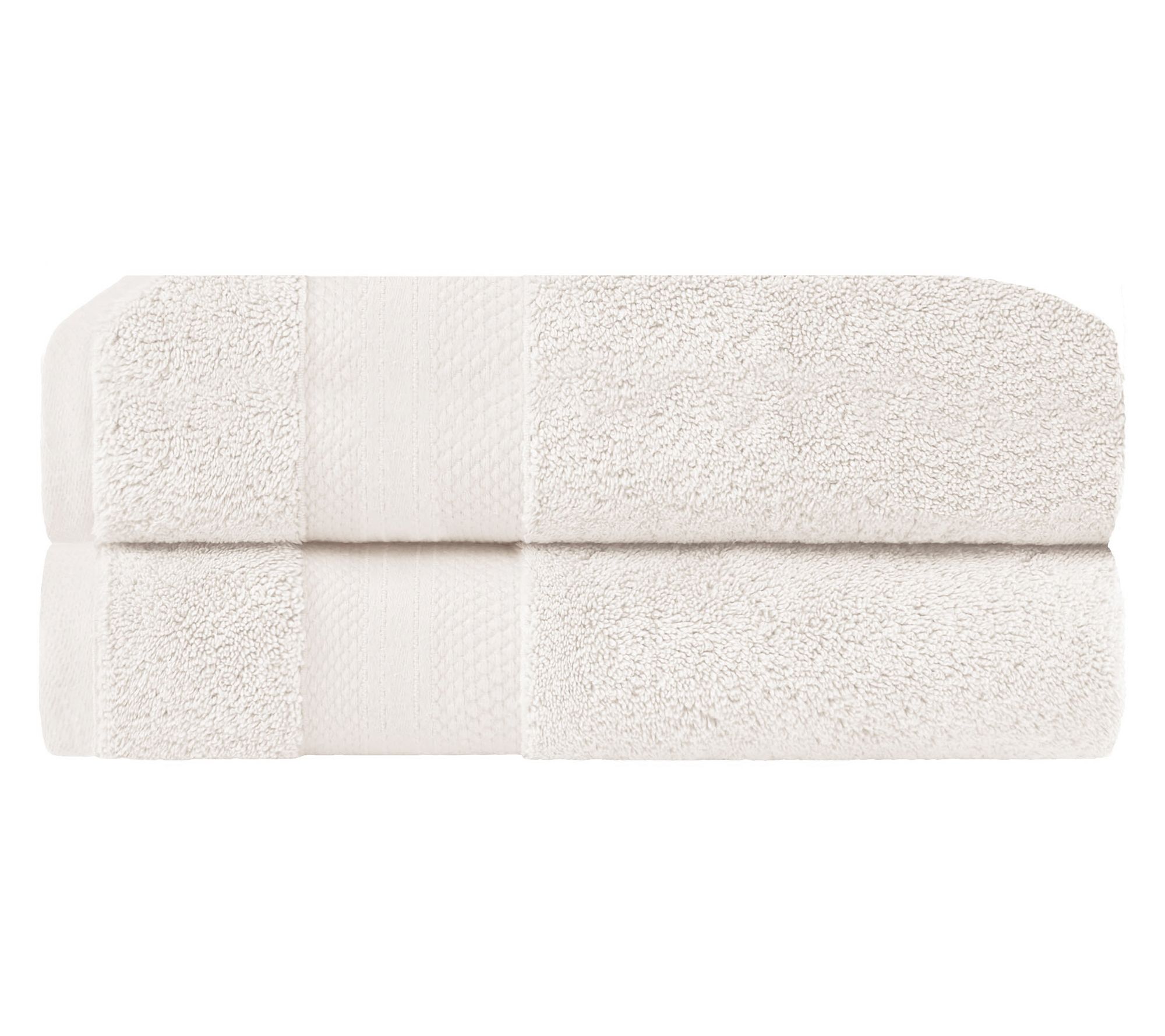 Superior Turkish Cotton Solid 2-PC Ultra-Plush Bath Towel Set