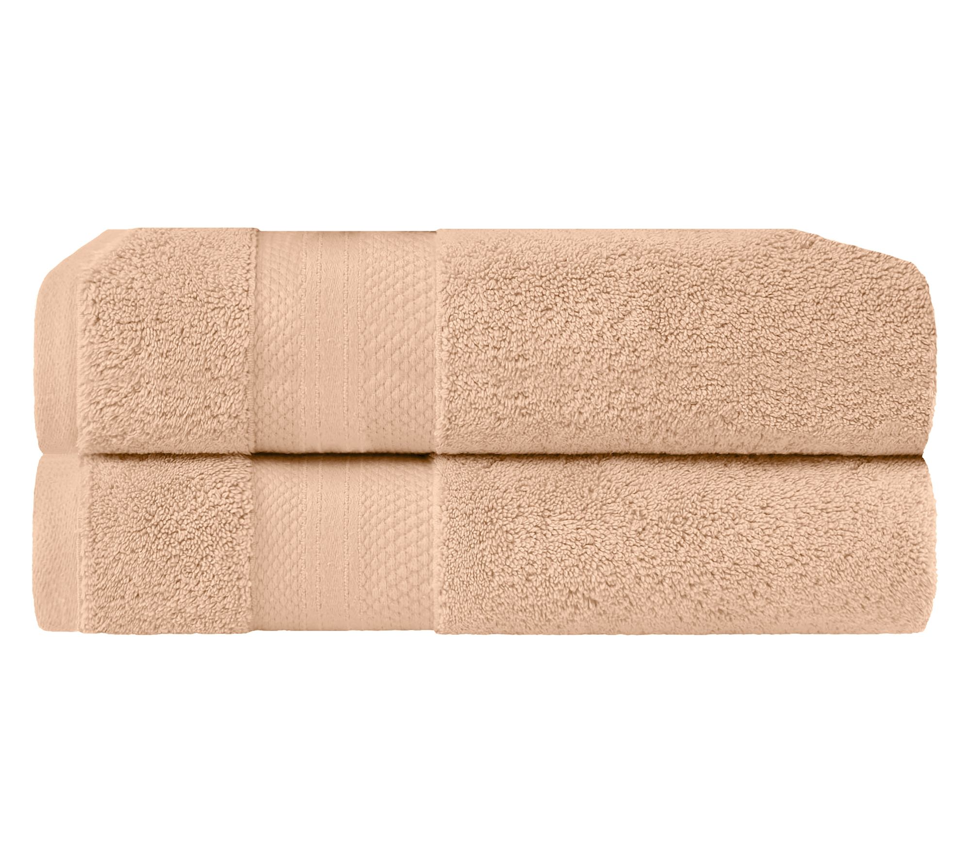 Superior Turkish Cotton Solid 2-PC Ultra-Plush Bath Towel Set