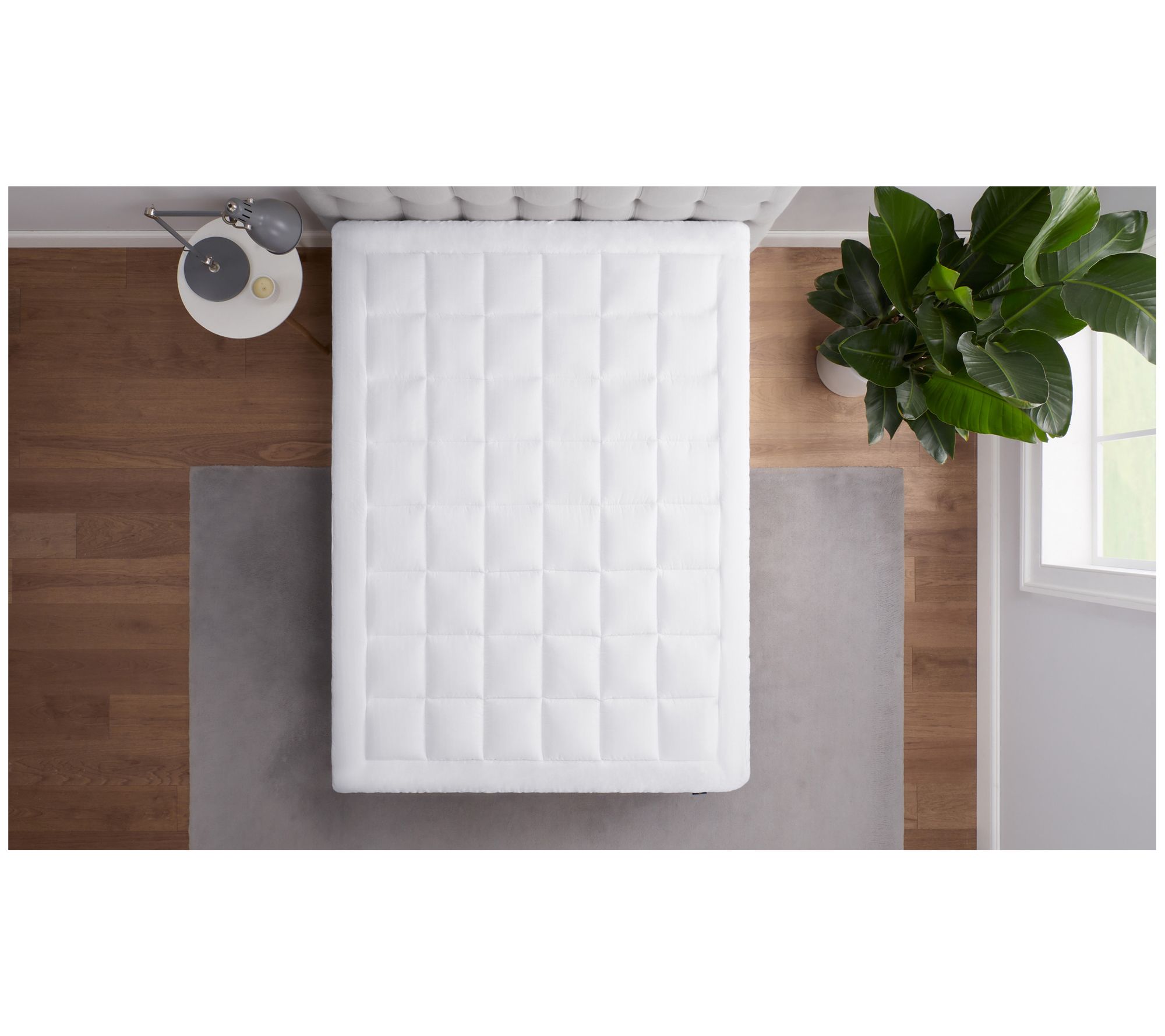 Serta Comfort Sure Deluxe Quilted Top Mattress Cover Queen