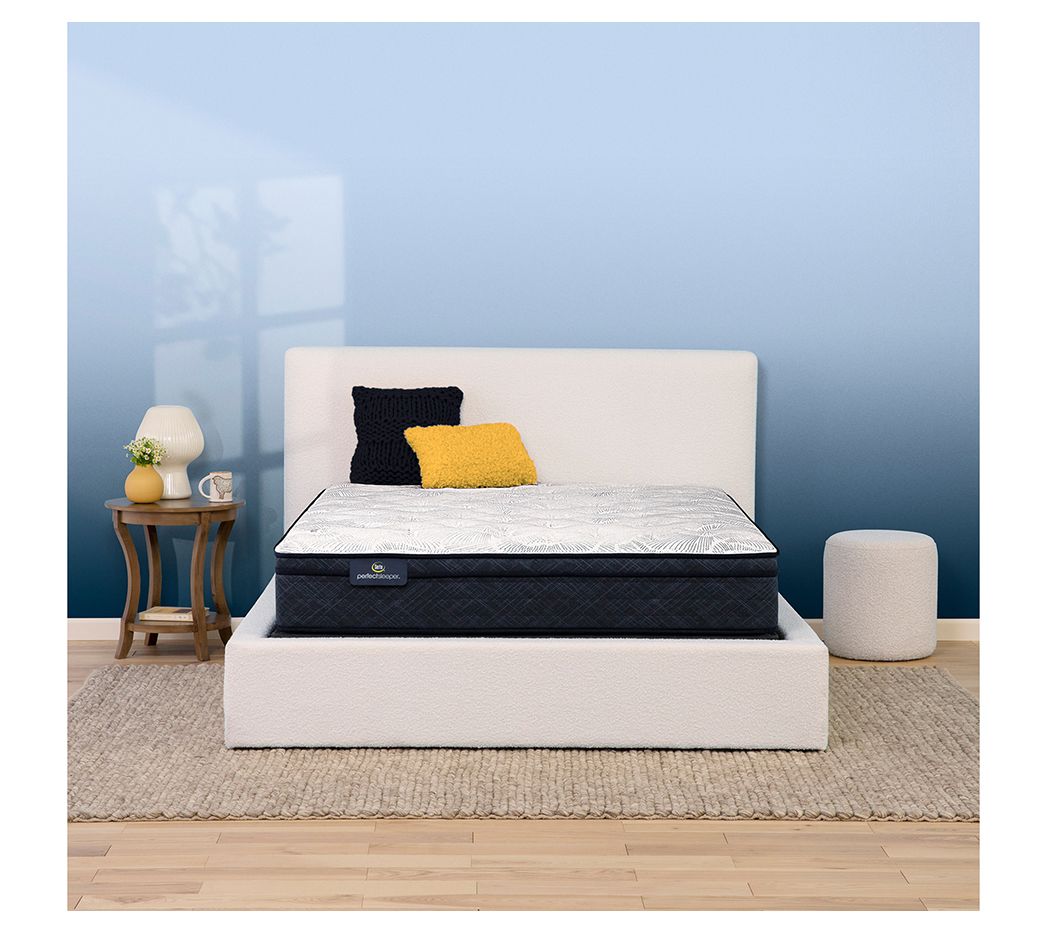 Serta Adoring Night 11" Plush ET Mattress Set -Twin XL