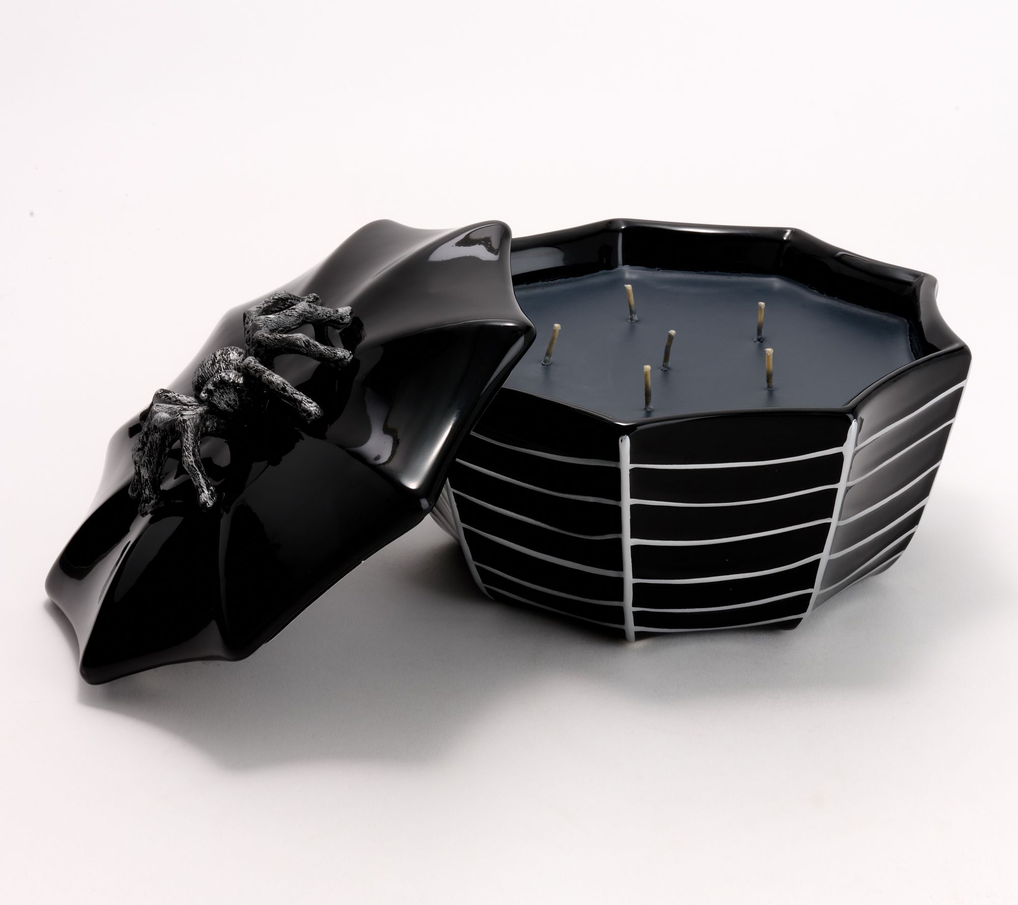 HomeWorx by Slatkin + Co. 50oz Spiderweb Coffee Table Filled Candle