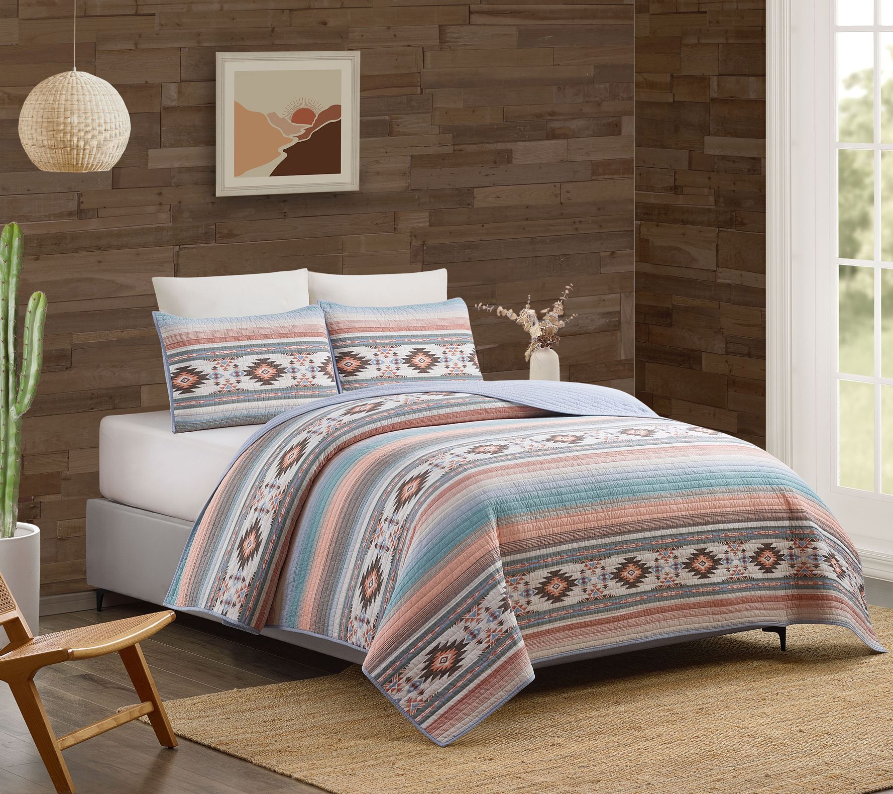 Sunset Canyon 2-Piece Twin Quilt Set
