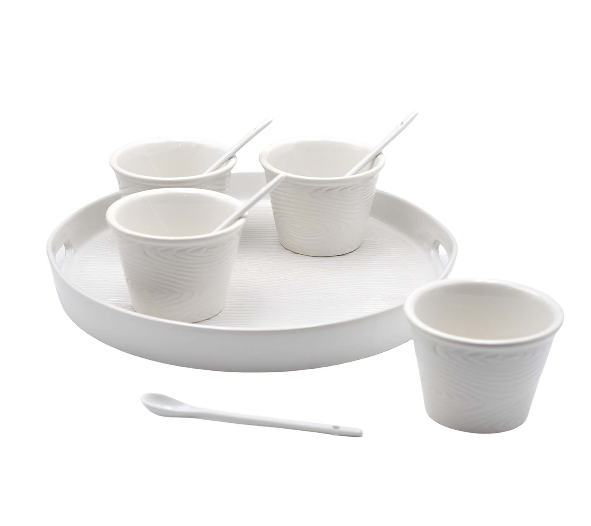 Temp-tations Woodland Round Stoneware Serving Set