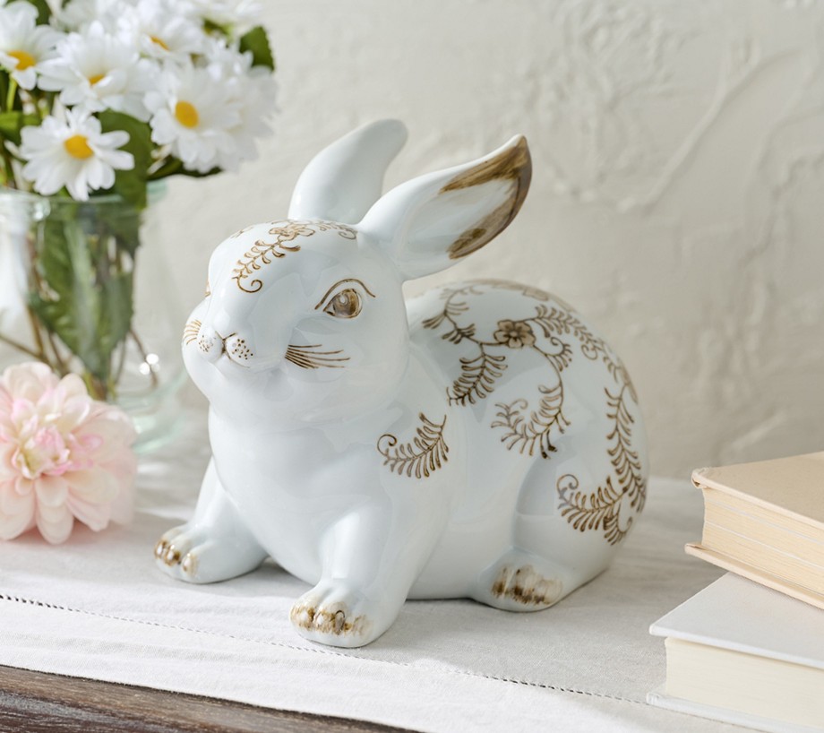 Hotel du Cobb by Dennis Basso Decorative Porcelain Rabbit