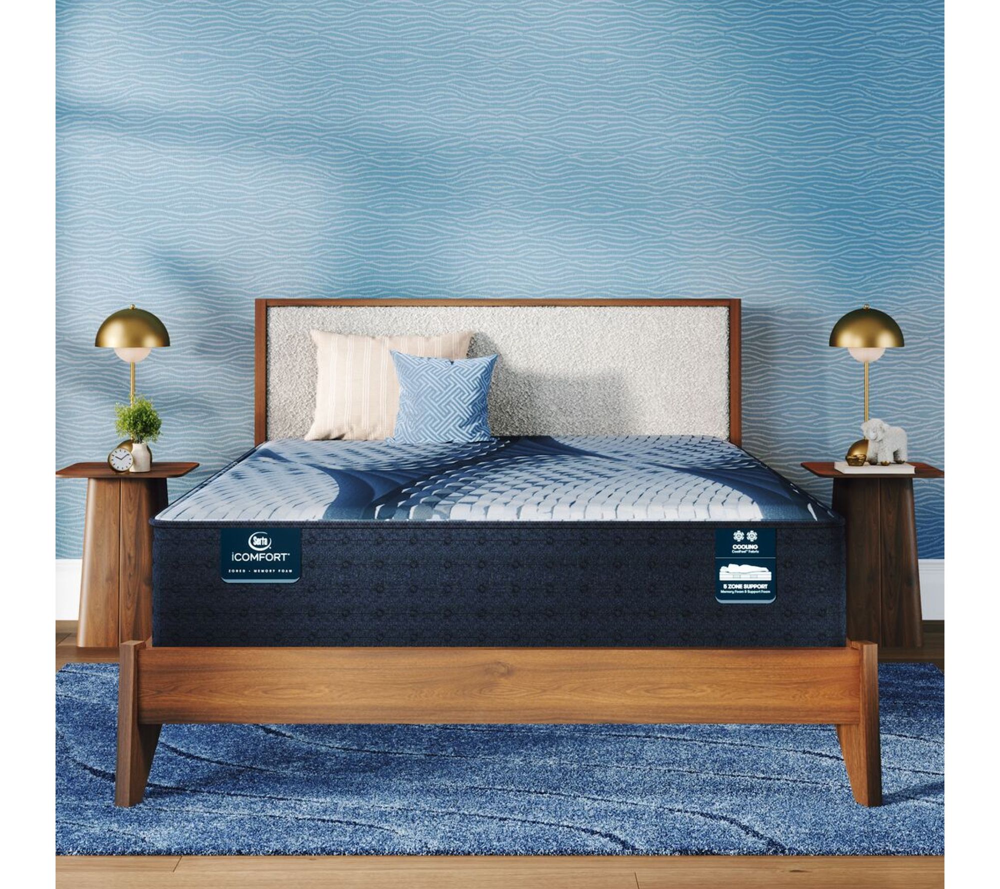 iComfort Iona 13" Memory Foam Plush Mattress -King