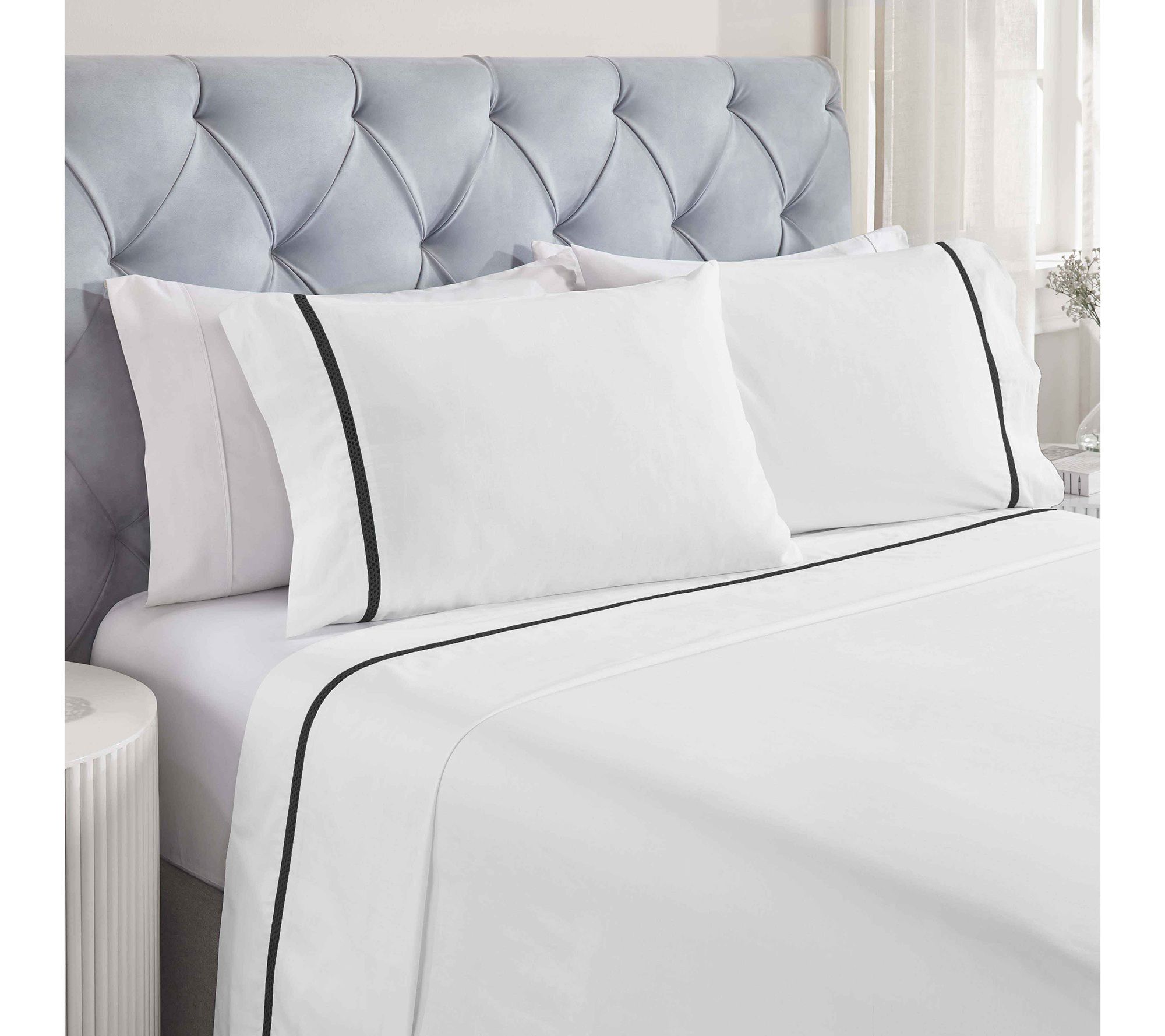 Superior Riverton Cotton Embroidered Sheet Set, King