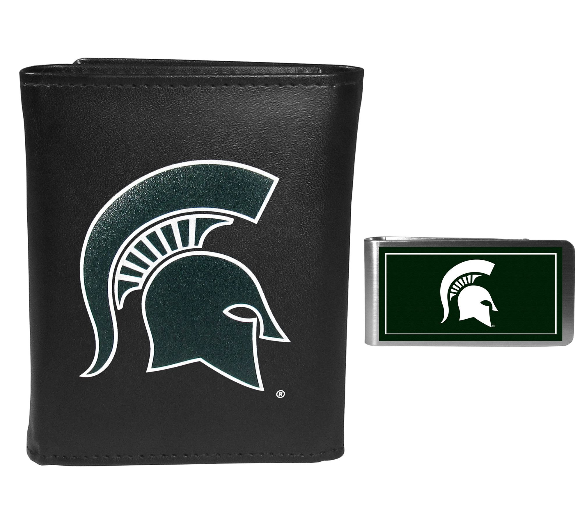 Siskiyou Sports College Tri-fold Wallet & Color  Money Clip