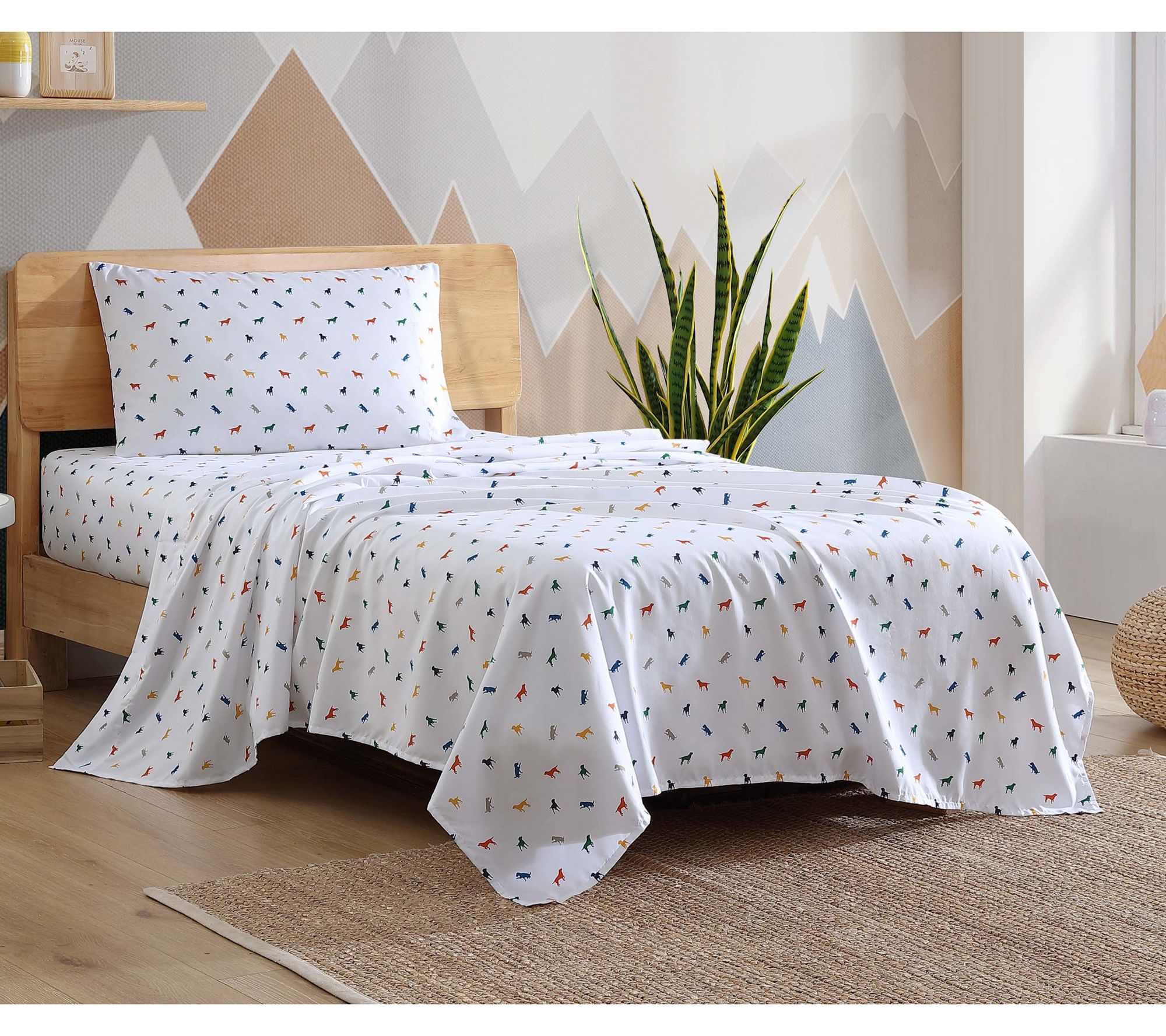 Eddie Bauer Kids Buddy The Dog Twin Xl Sheet Set