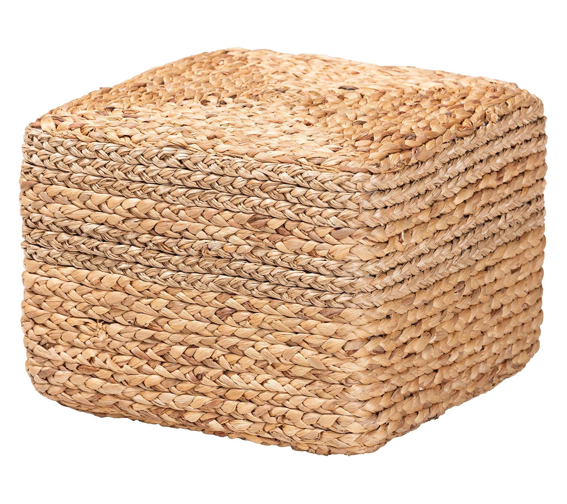bali & pari Marella Seagrass Accent Footstool
