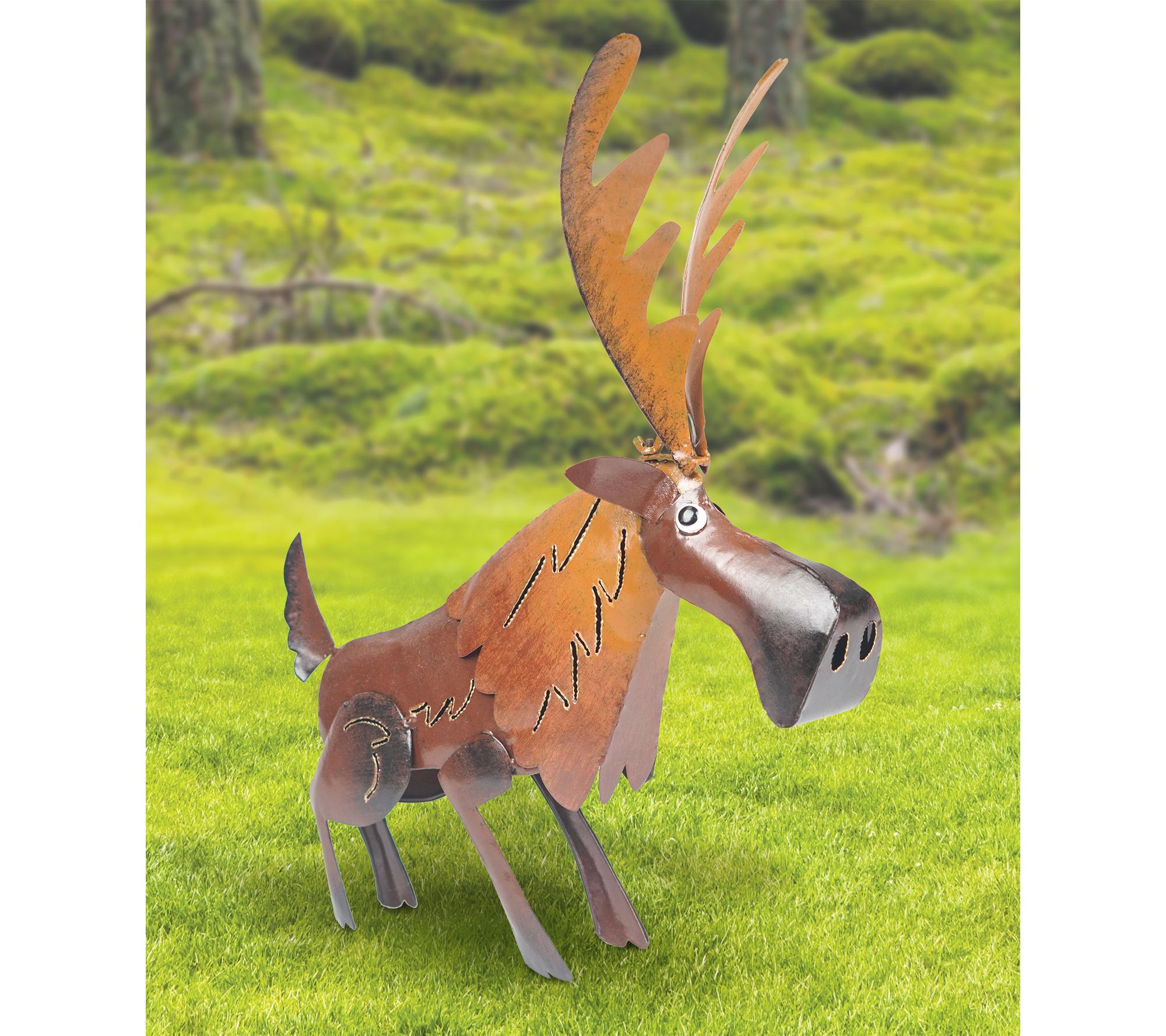 Sunset Vista Designs Victor the Moose Porch Sit ter