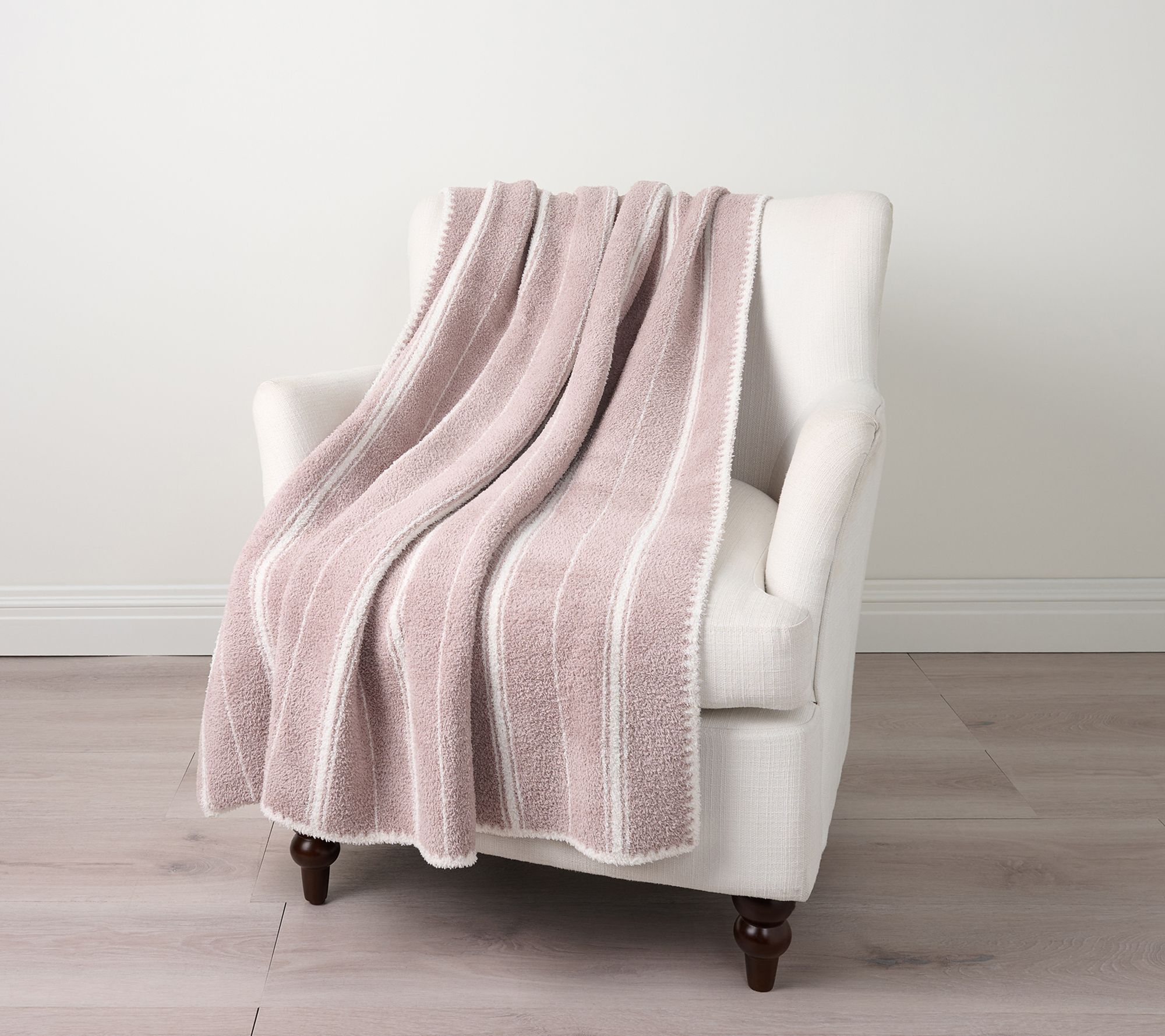 Barefoot Dreams CozyChic Farmhouse Stripe 45"x60" Blanket