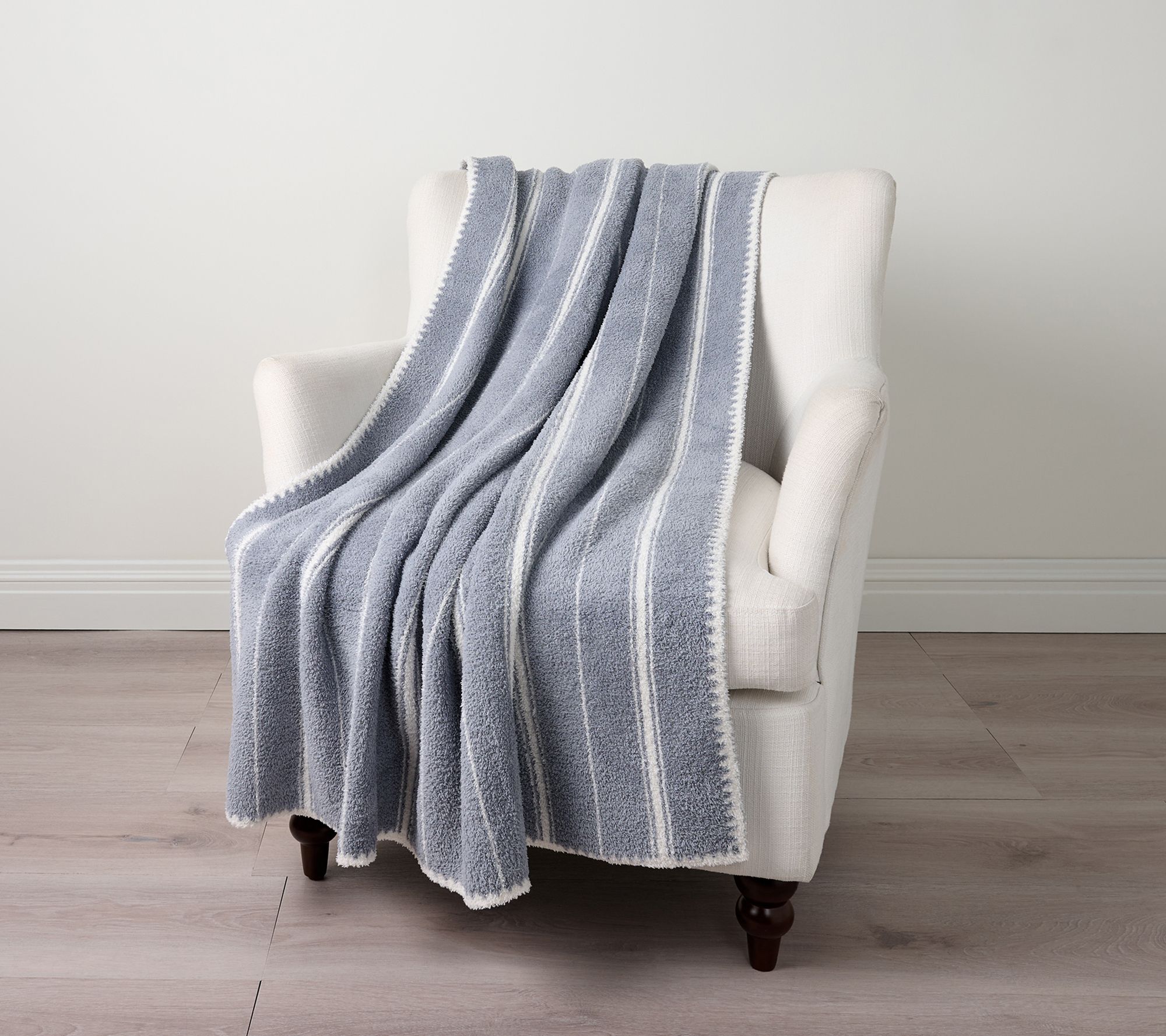 Barefoot Dreams CozyChic Farmhouse Stripe 45"x60" Blanket