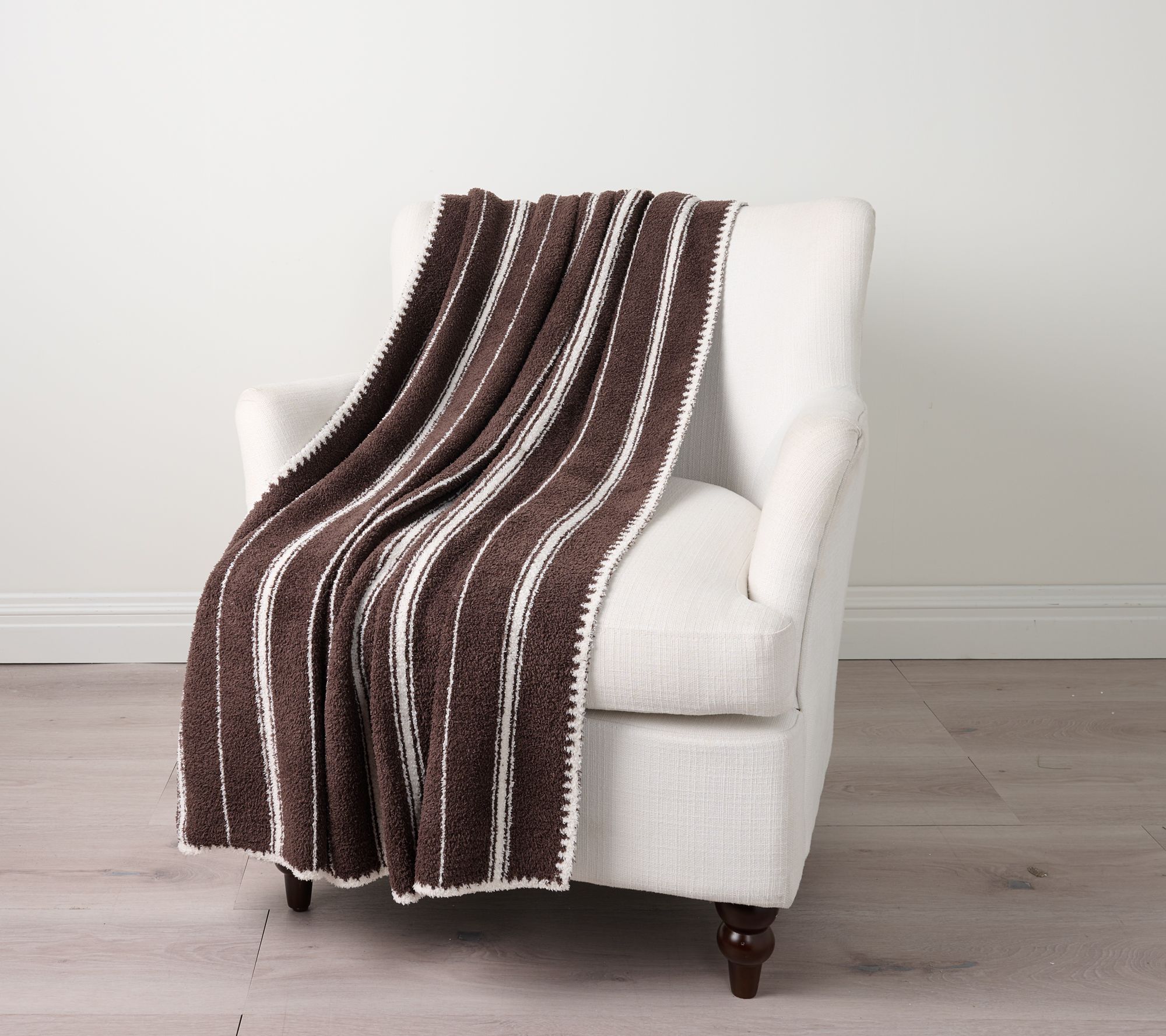 Barefoot Dreams CozyChic Farmhouse Stripe 45"x60" Blanket