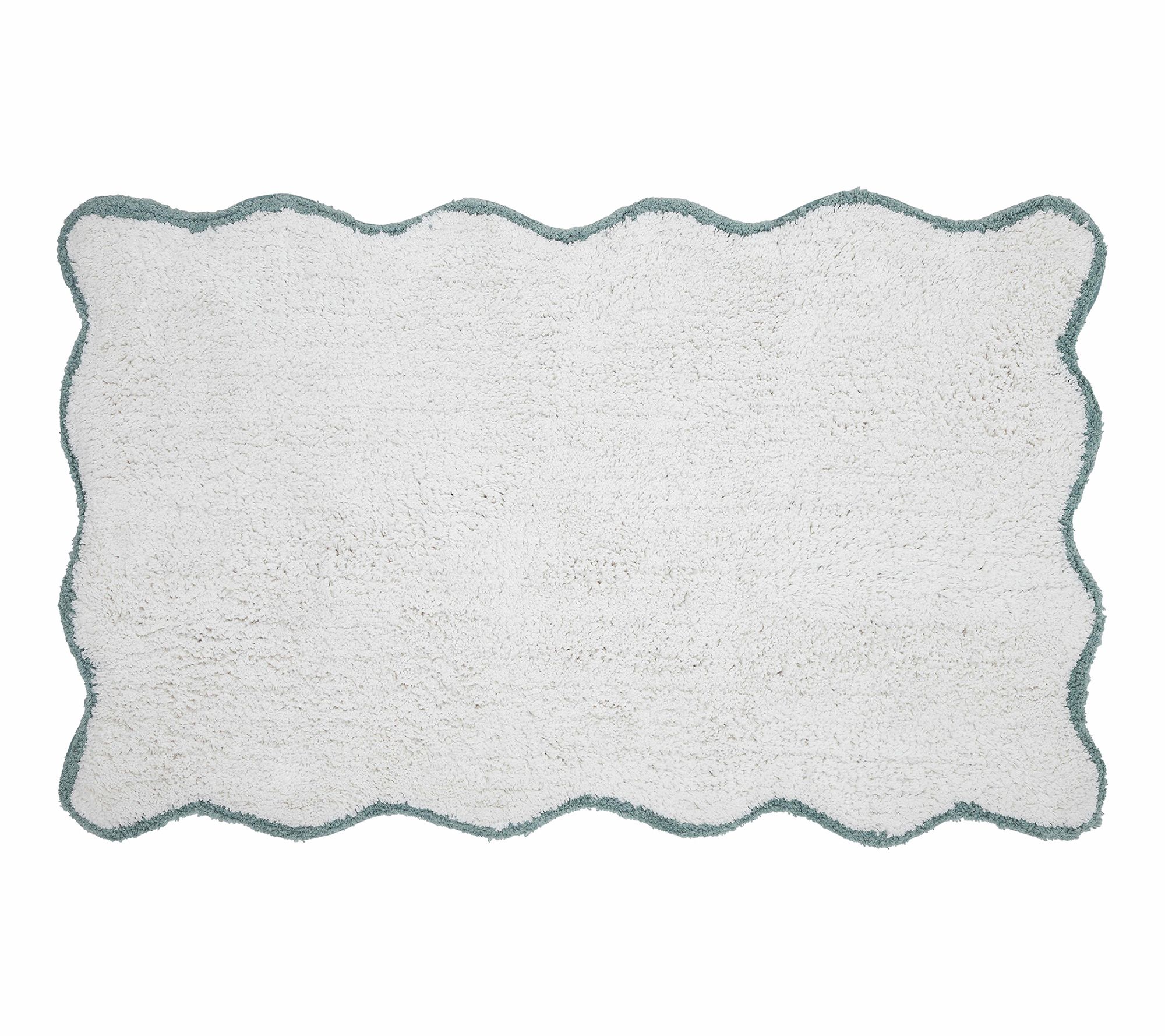 VCNY Home Scallop Cotton Bath Rug, 21" x 34"
