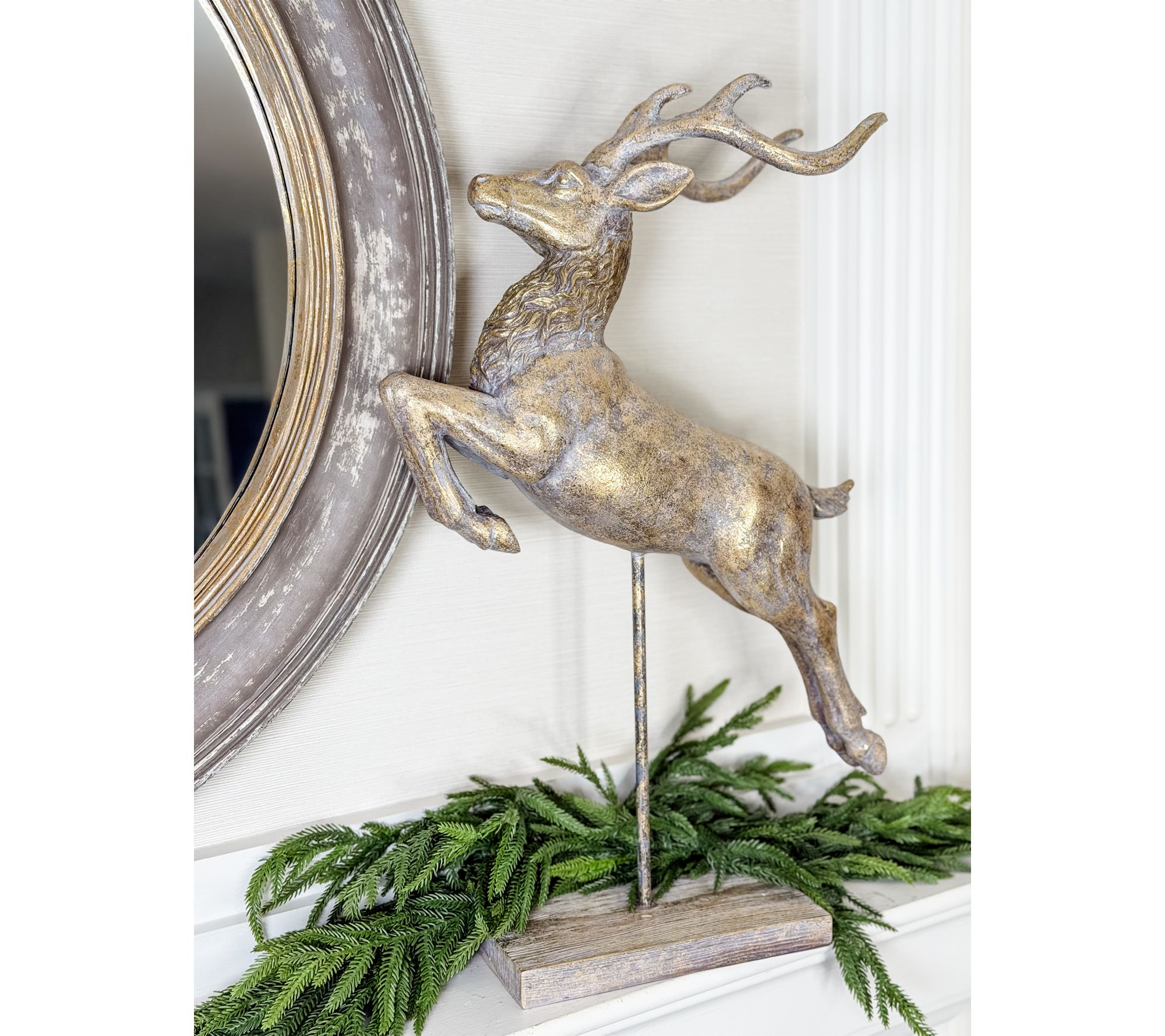 Simply Stunning 24" Grand Leaping Reindeer by Janine Graff