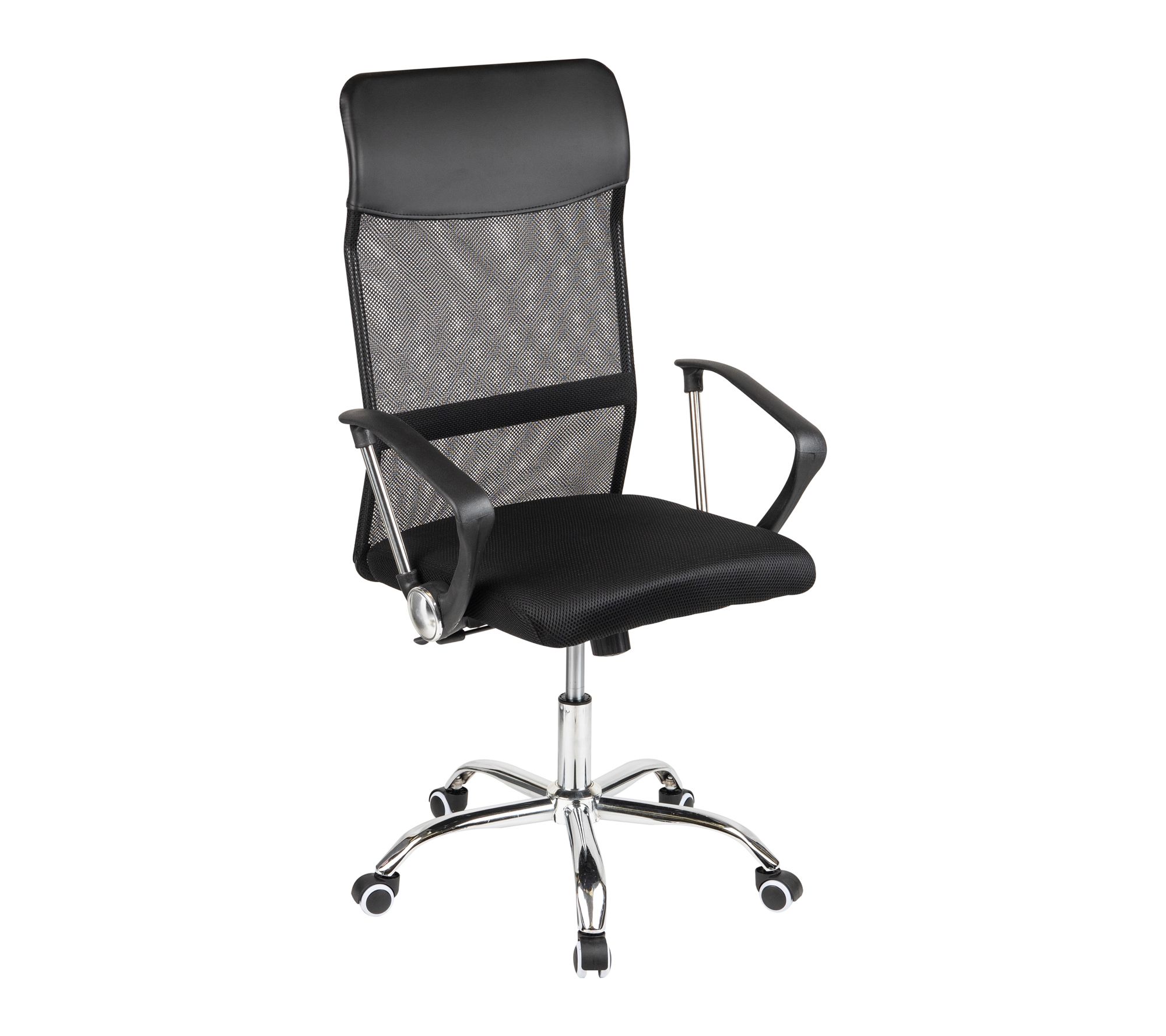 Mind Reader Office Chair with Height Adjustable, Black