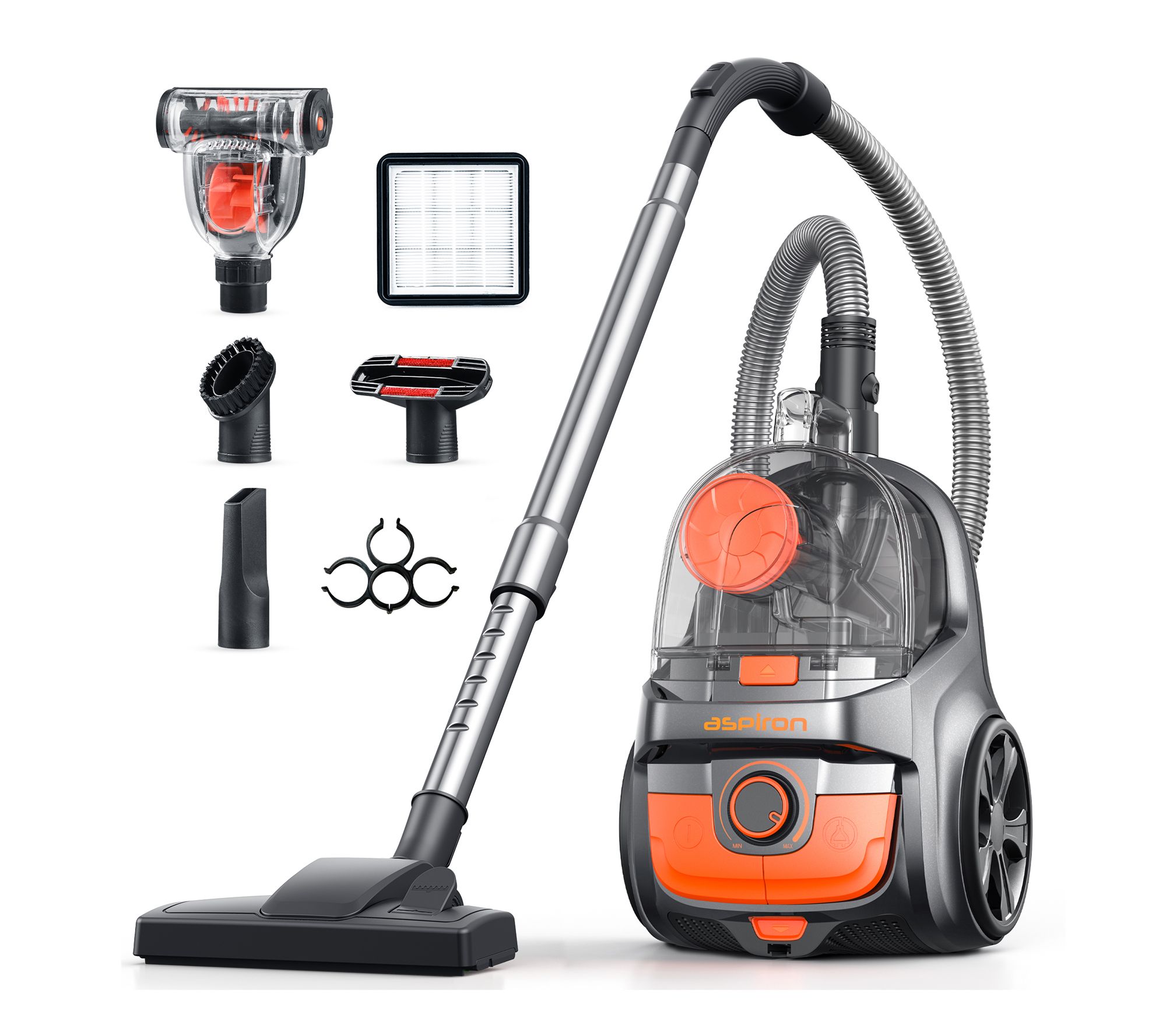 Aspiron 40Kpa Bagless Canister Vacuum Cleaner AS-CA006