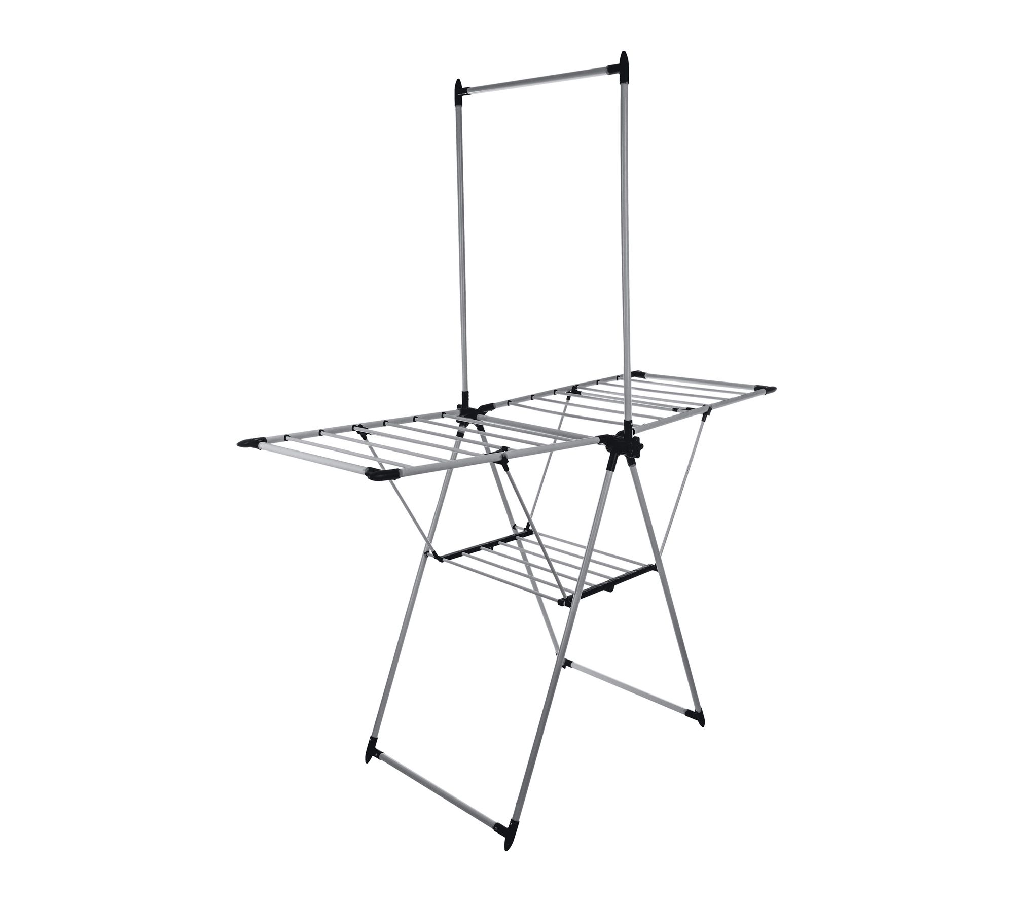 Home-Complete 2-Level Laundry Drying Rack Adjustable Wings