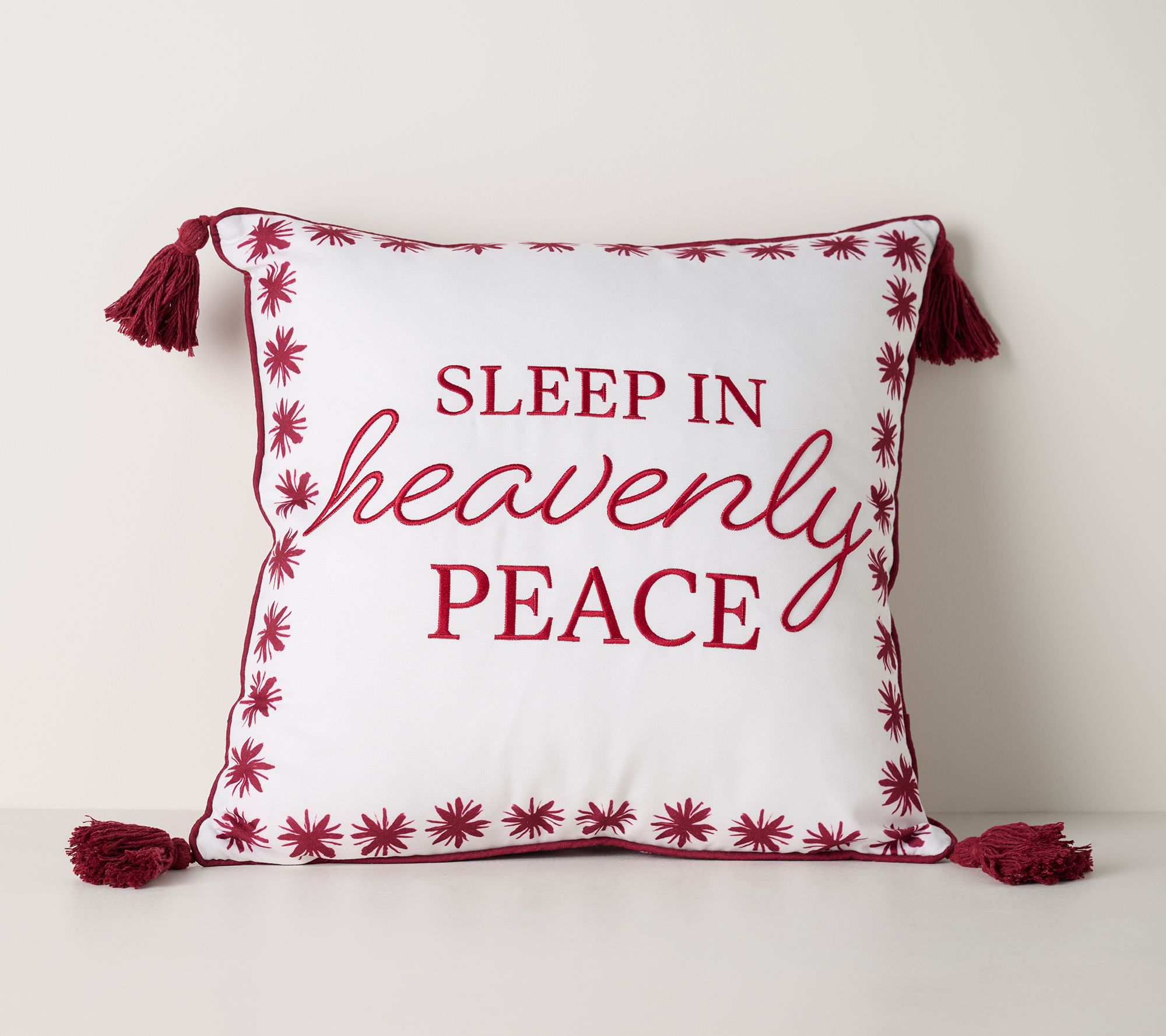"As Is" Sleep In Heavenly Peace 18" x 18" Dec Pillow by Kim Gravel