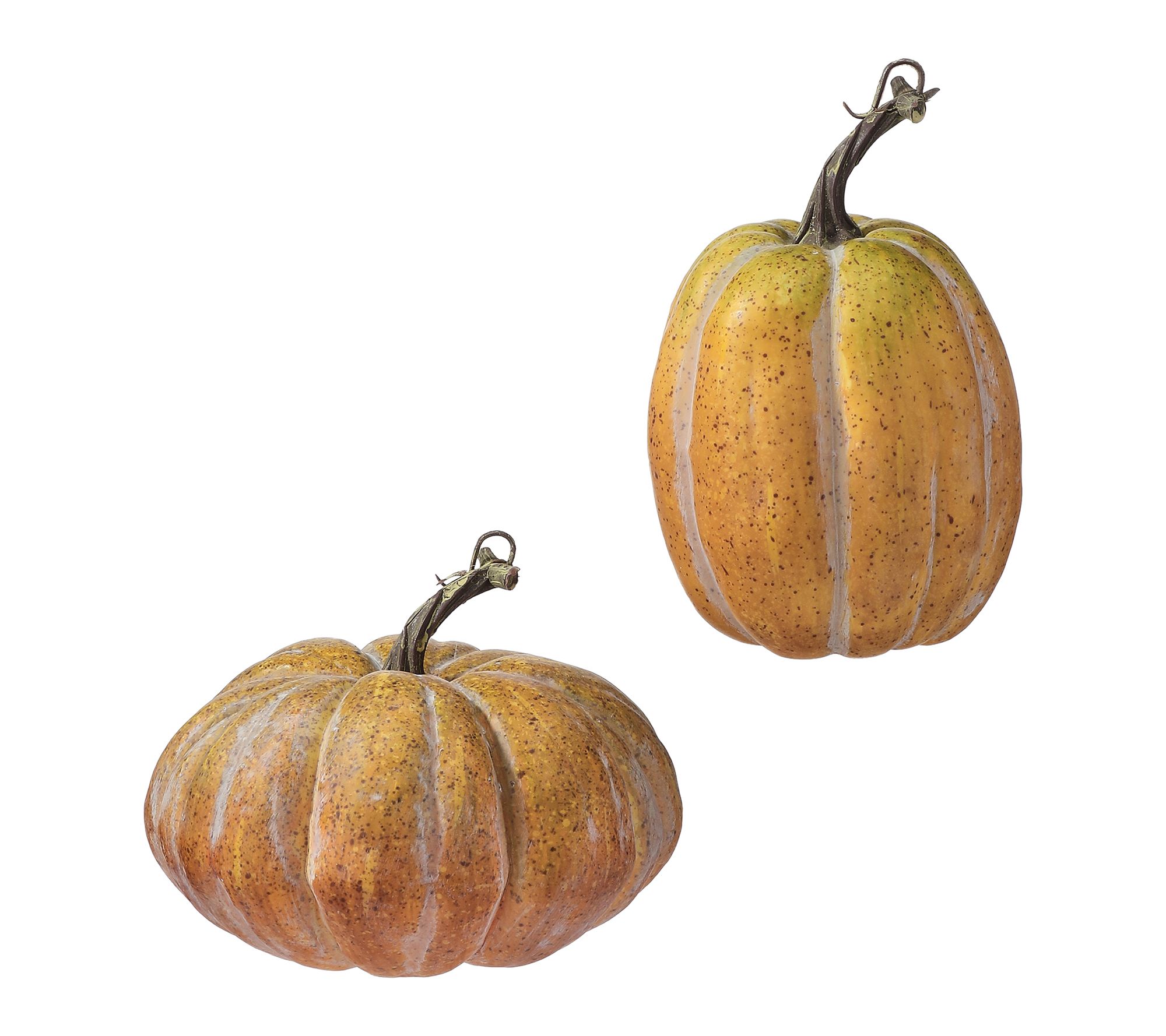 7" Farmstand Pumpkin Gourd Set of 2 by Valerie