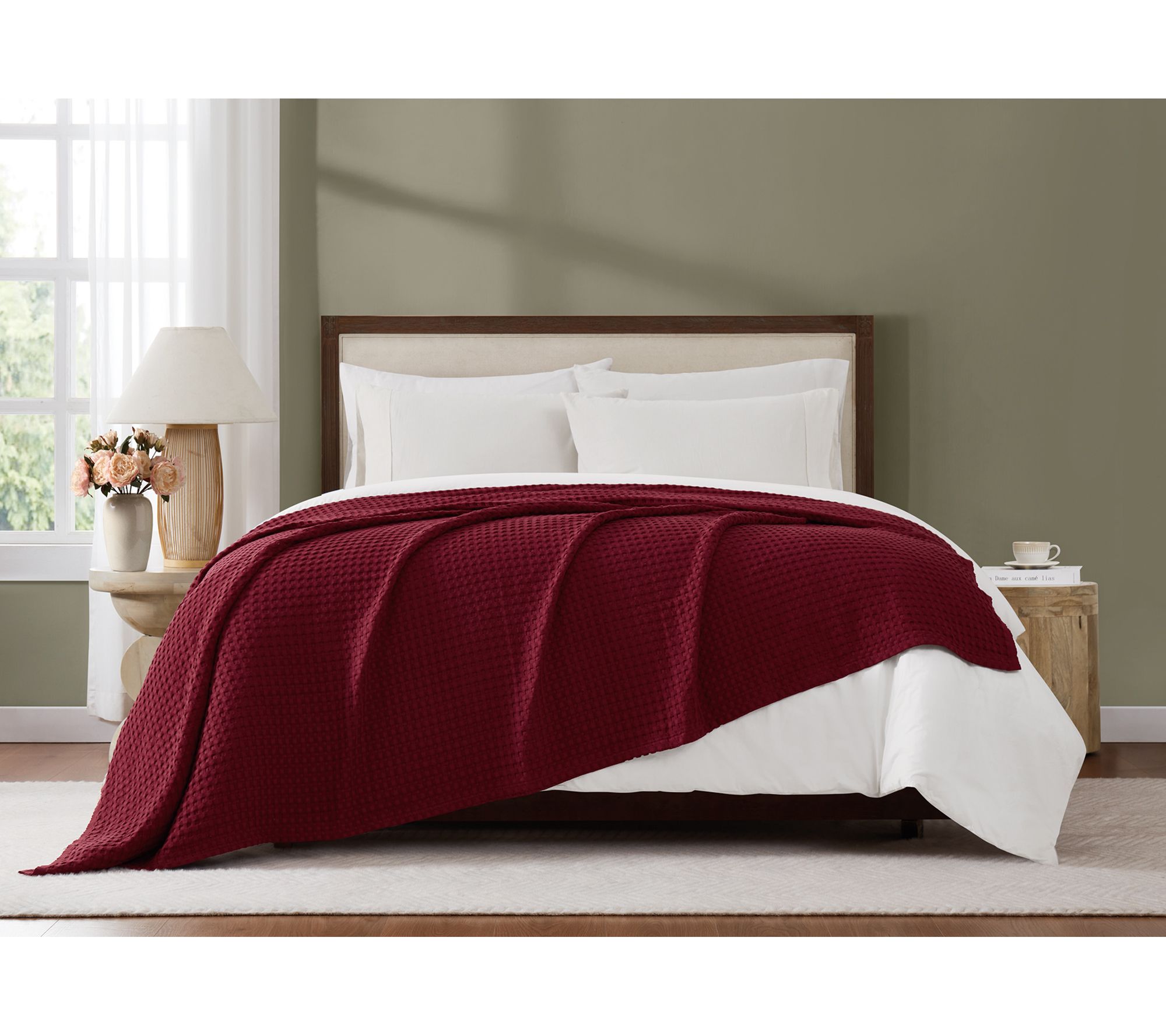 Brooklyn Loom Cotton Waffle King Blanket