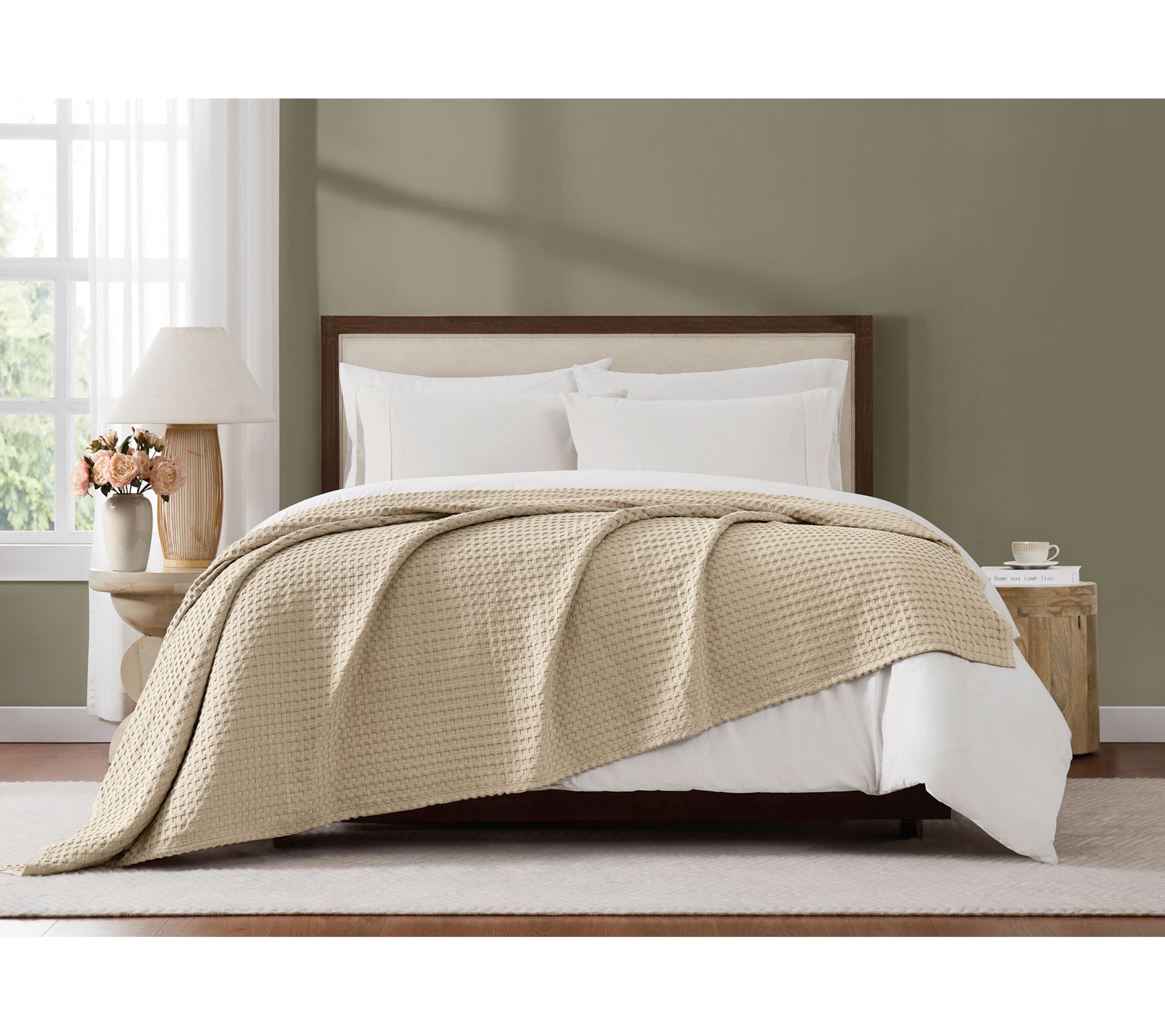 Brooklyn Loom Cotton Waffle King Blanket