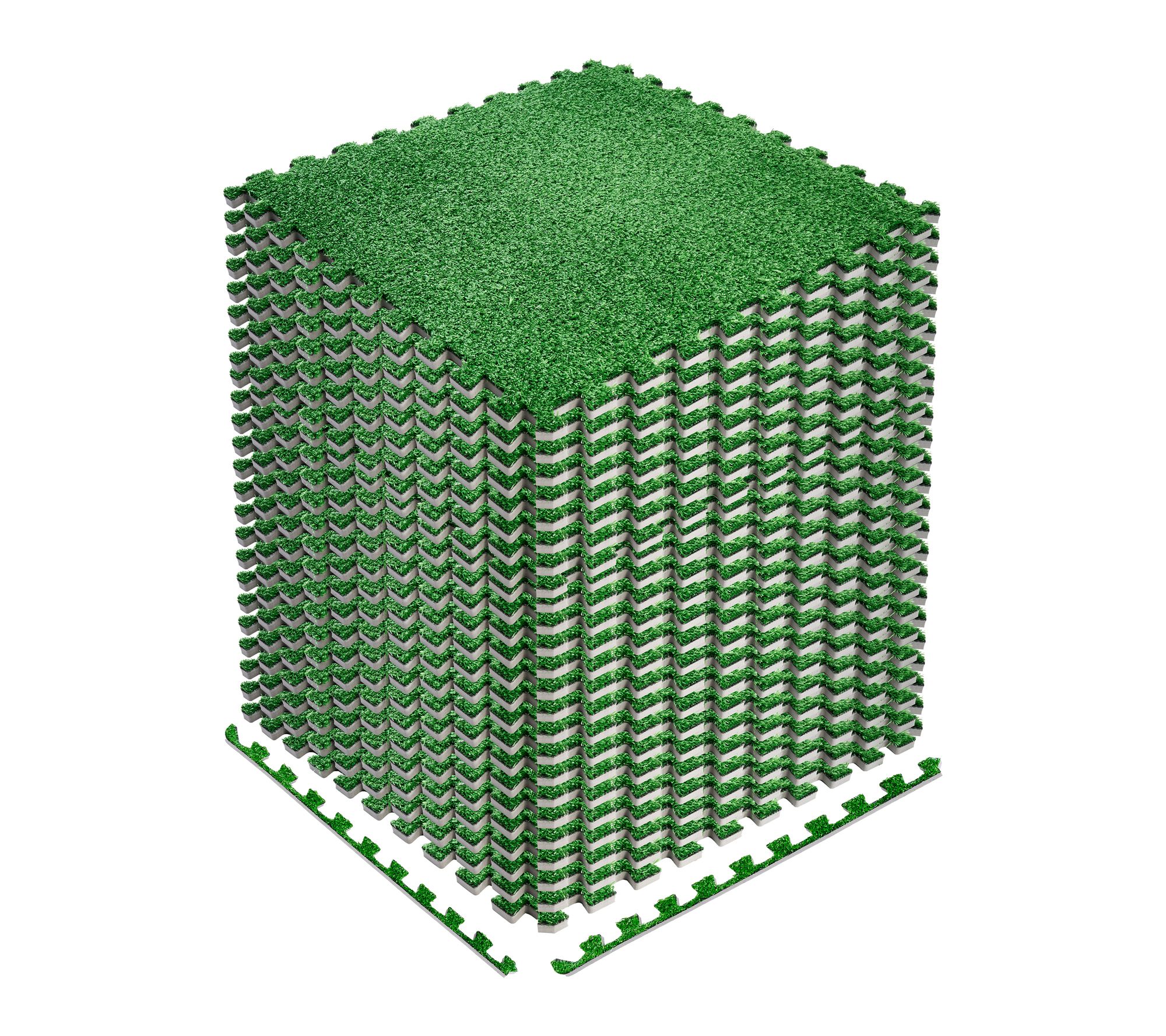 Sorbus Grass Floor Tiles 24 Mats of 24"X24", 96 Sq Ft