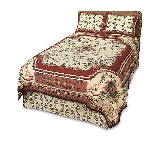 Amadeus Amboise Woven Tapestry Coverlet, Tapestry King Bedding