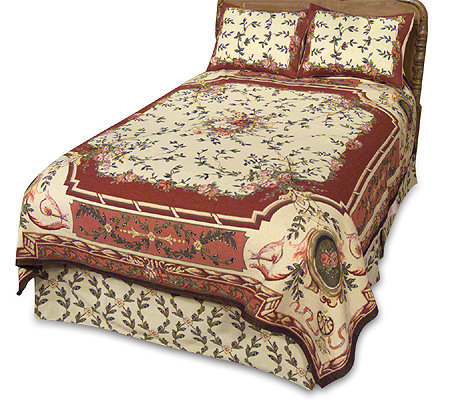 Amadeus Amboise Woven Tapestry Coverlet And Sham S Bedding