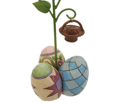 Jim Shore Heartwood Creek Easter Tree with Ornaments Figurine - QVC.com