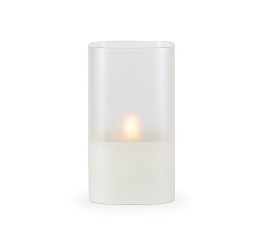 4" x 4" x 7" Wax LED Candle by Gerson Co.