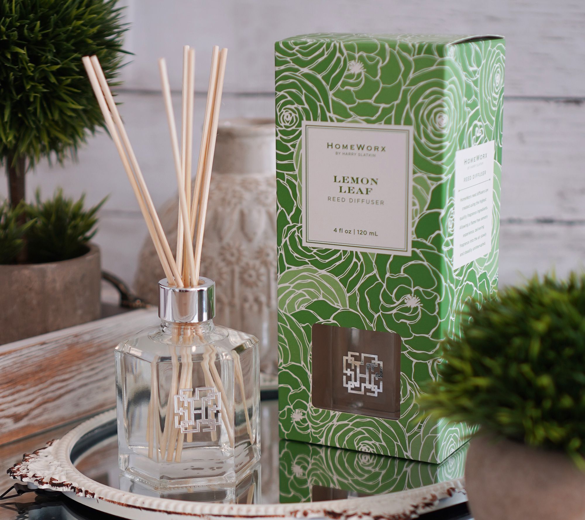 "As Is" HomeWorx by Harry Slatkin Set of 3 Reed Stick Diffusers