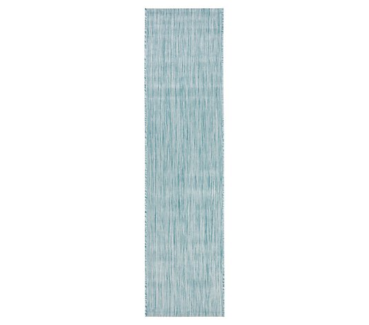 Beach House 218 Col. 2'2" x 10' Outdoor Rug by Valerie