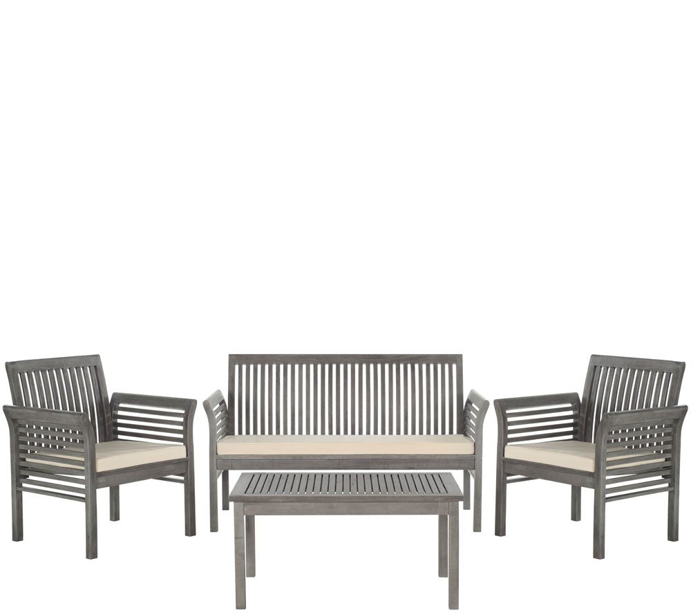 Safavieh Carson 4-Piece Outdoor Set